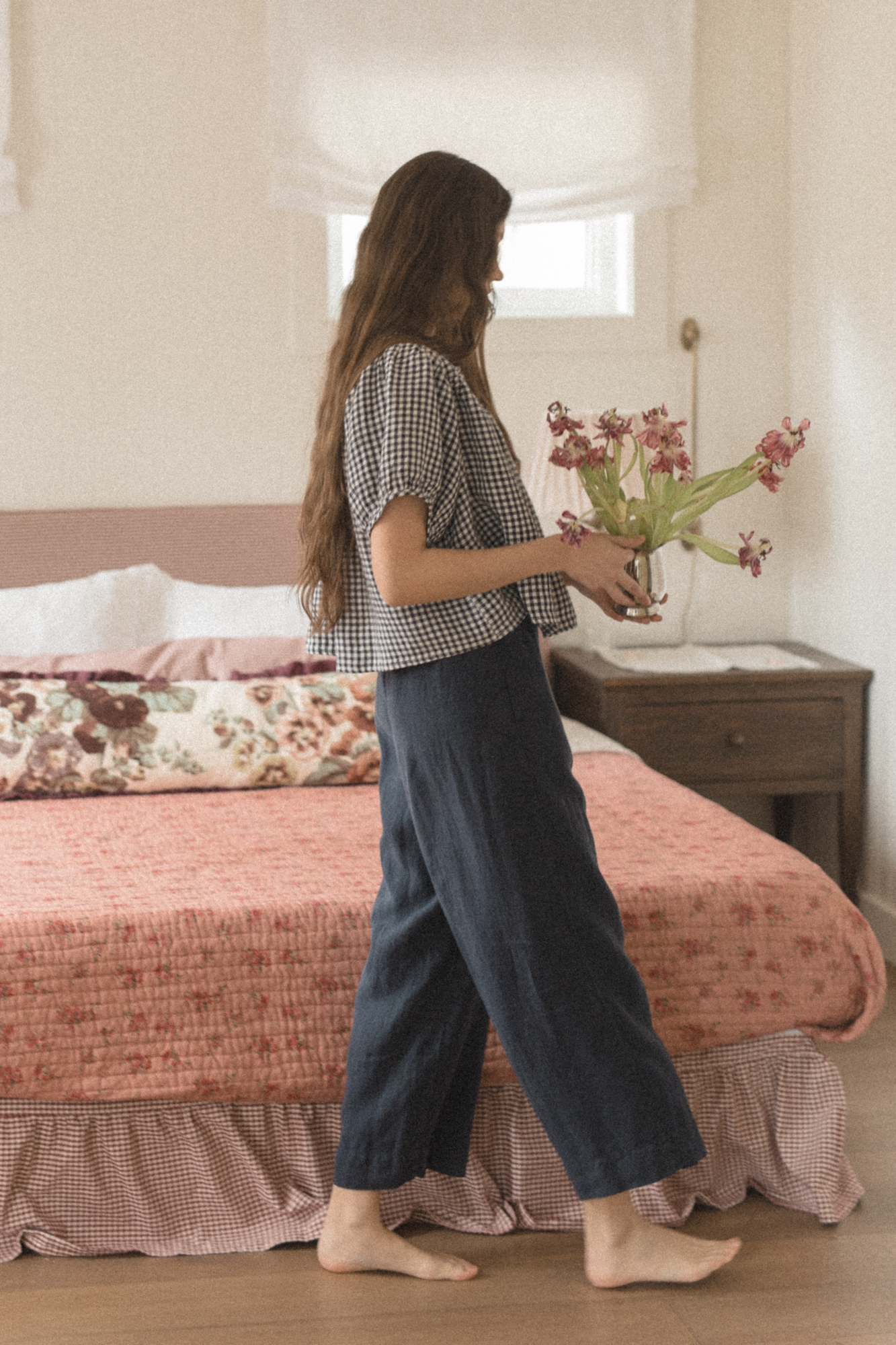 Olive Pant Navy – Gillian Stevens