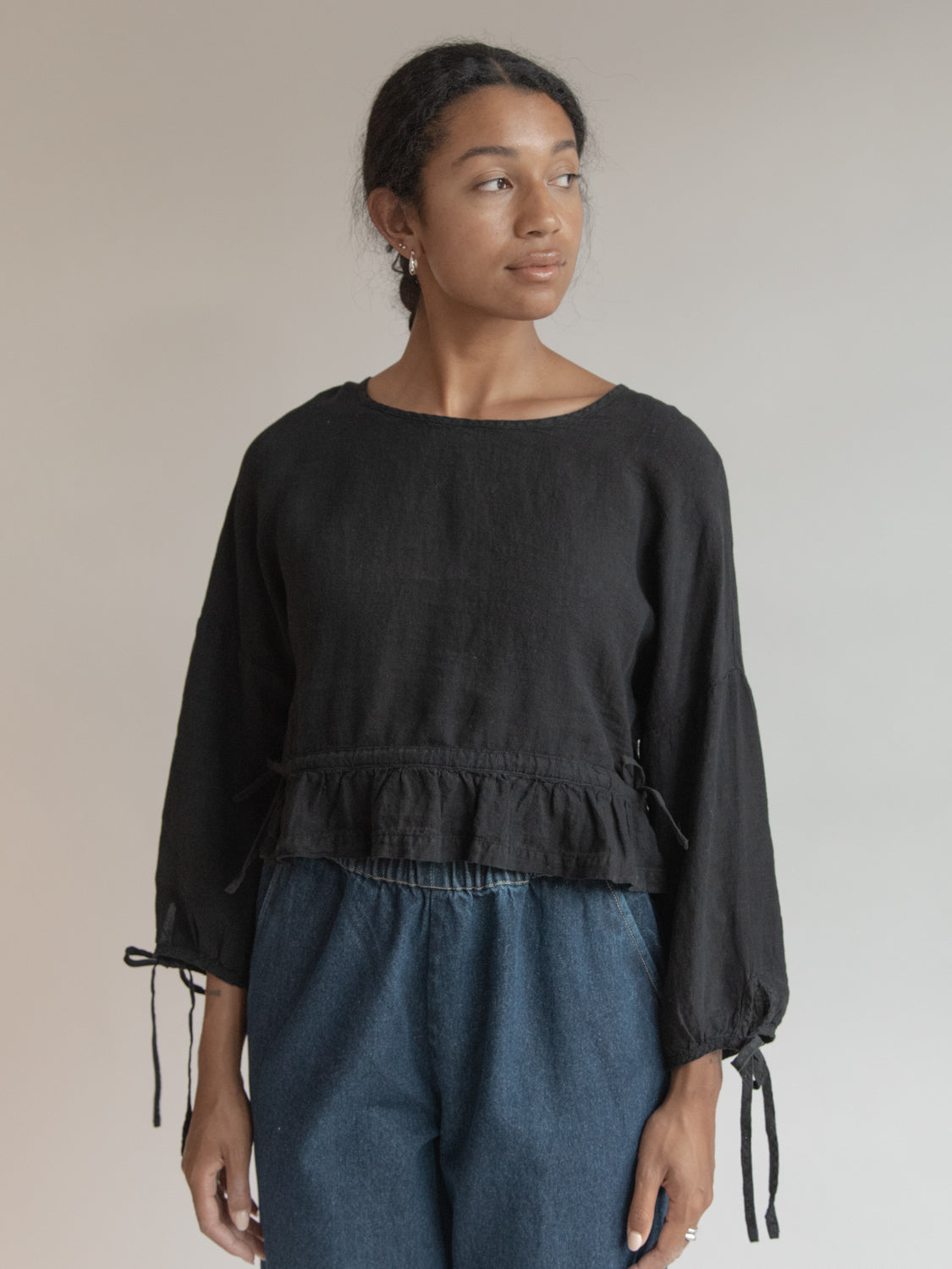 Bea Blouse in Noir