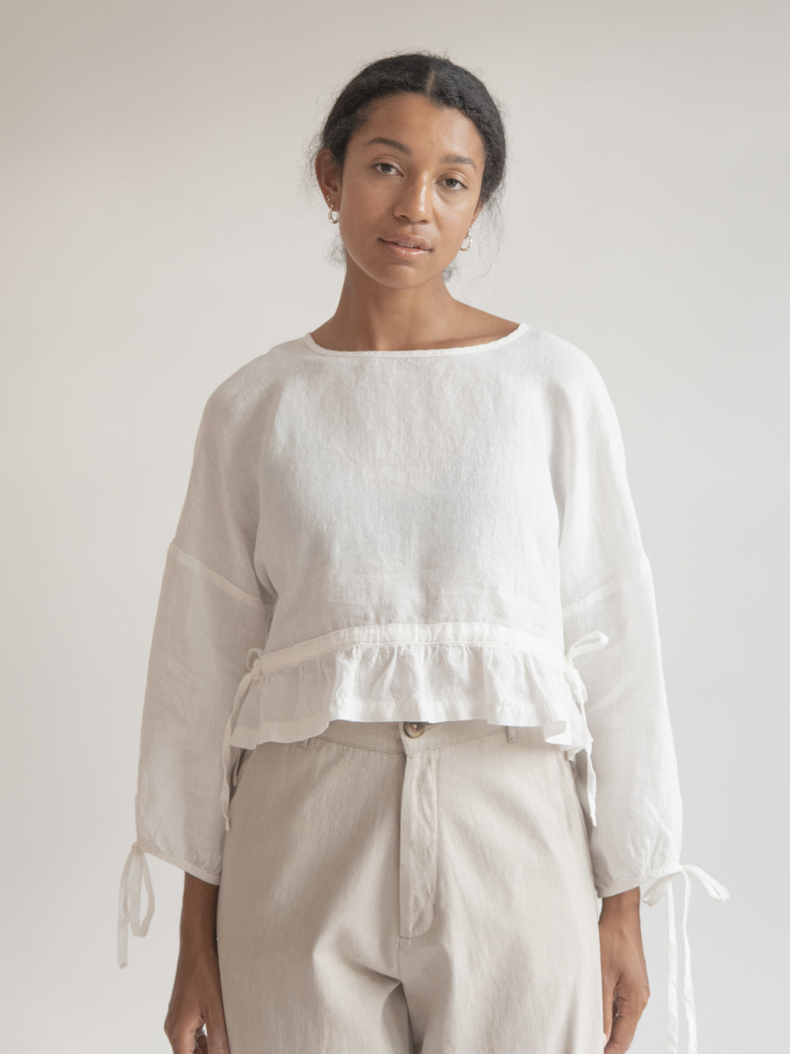Bea Blouse in Salt