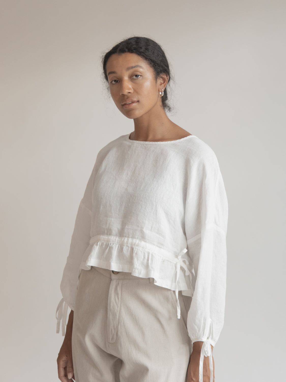 Bea Blouse in Salt