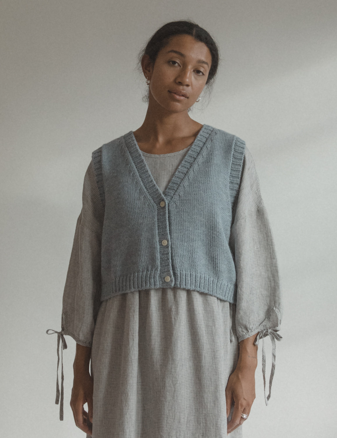 Eleanor Vest in Thistle