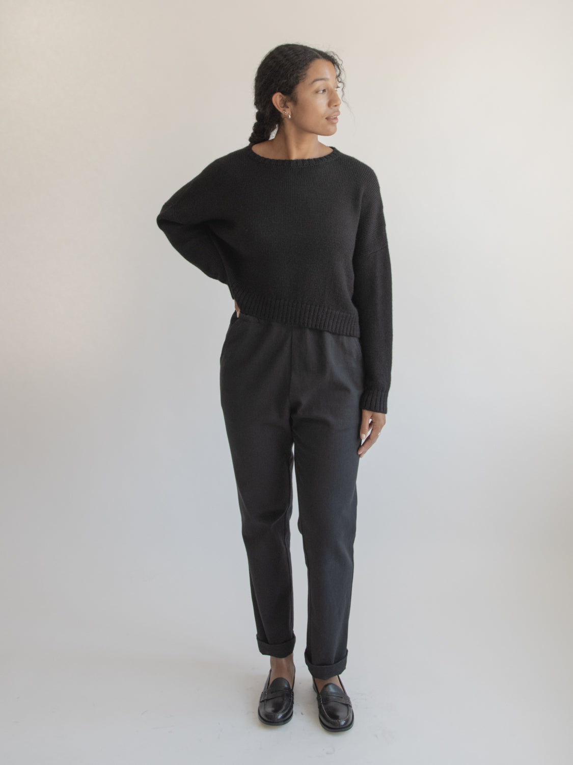Luca Trouser in Noir