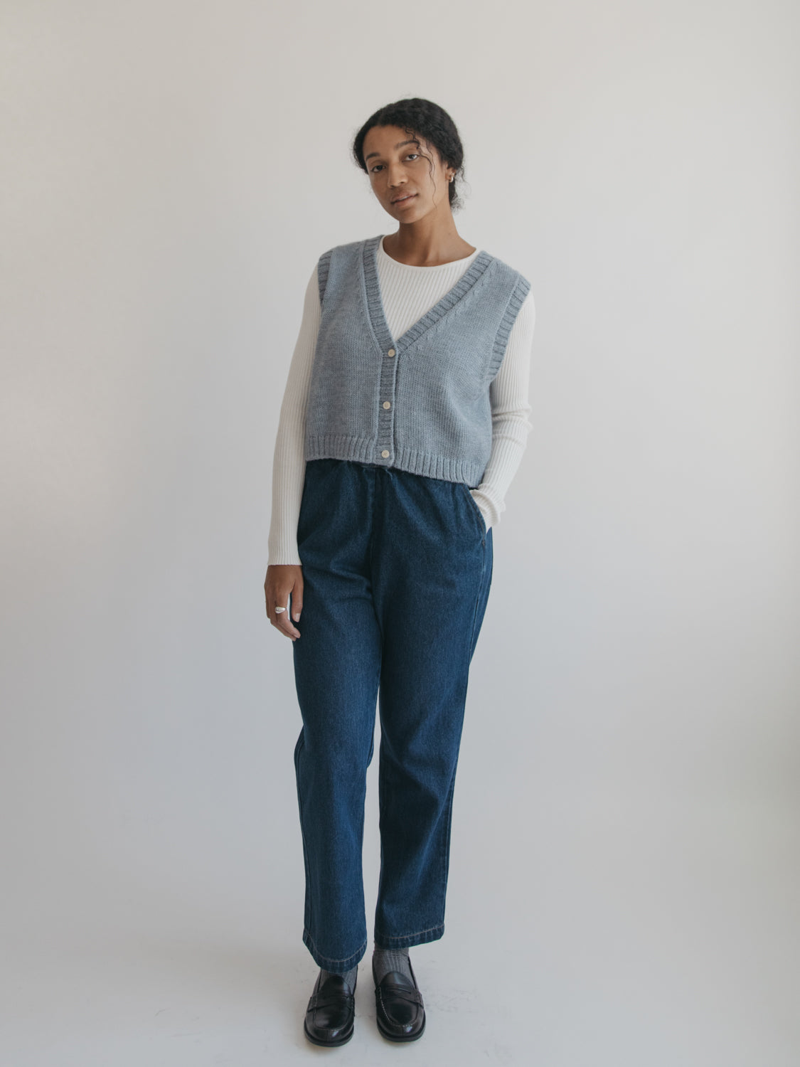Eleanor Vest in Thistle