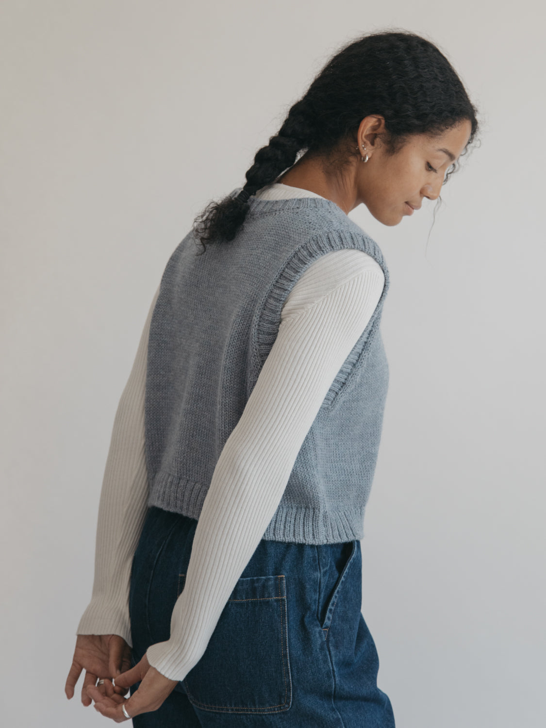 Eleanor Vest in Thistle