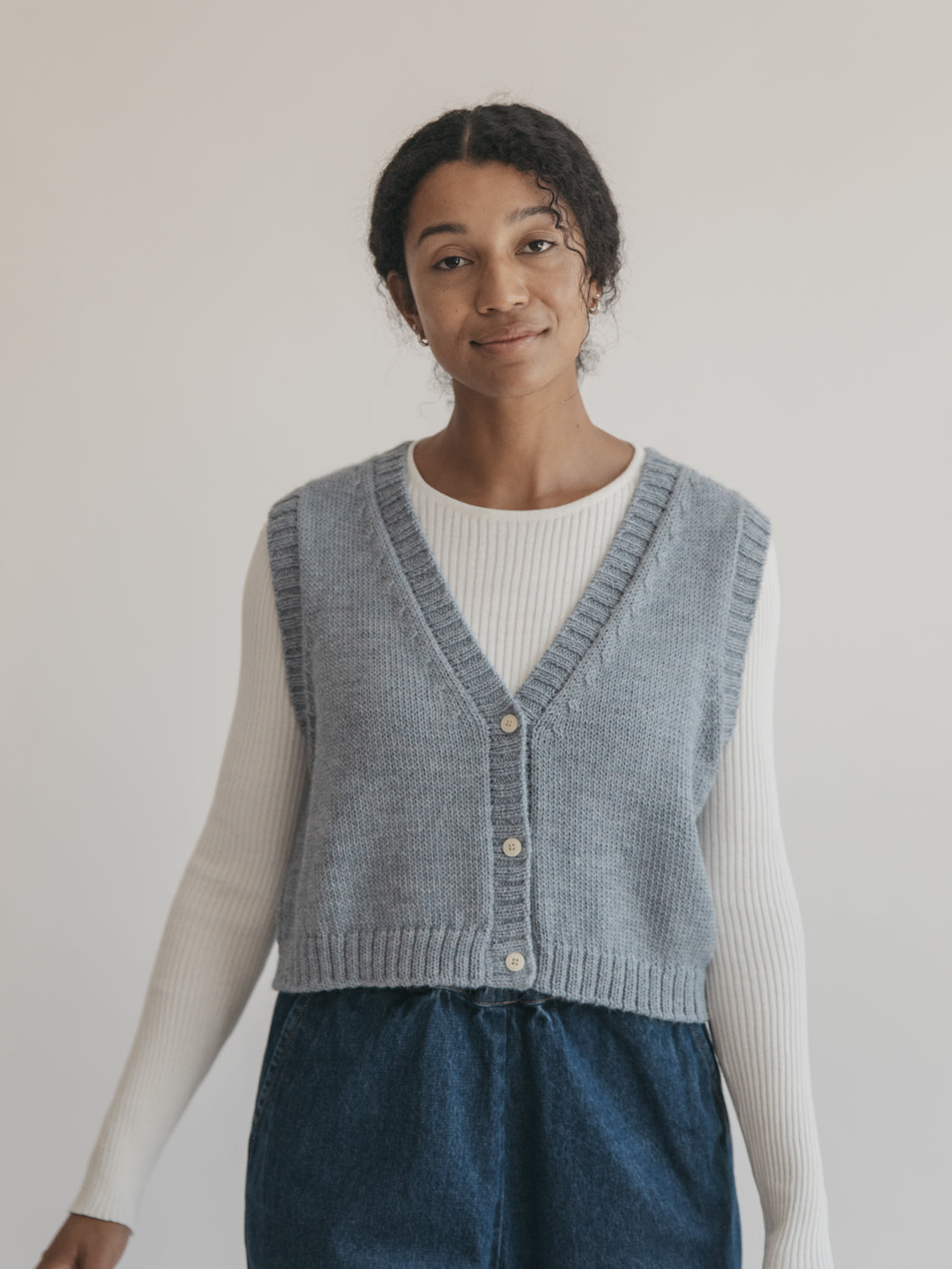 Eleanor Vest in Thistle