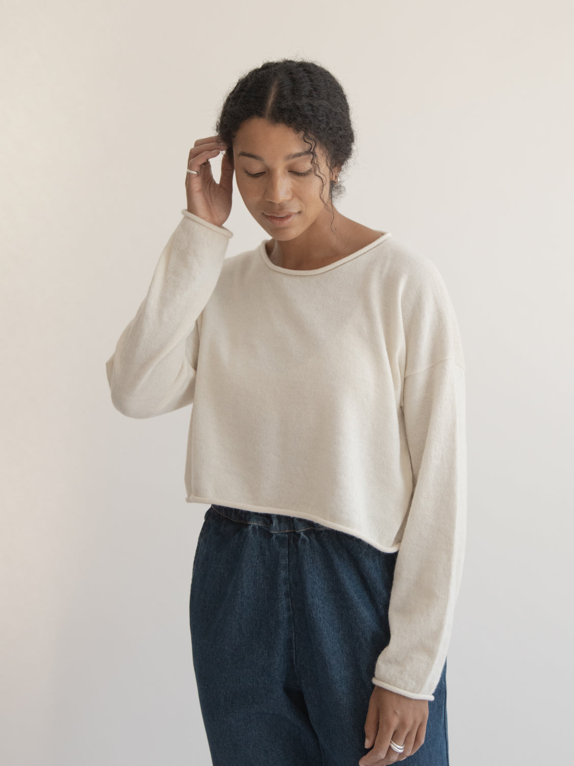 Macie Pullover in Ivory