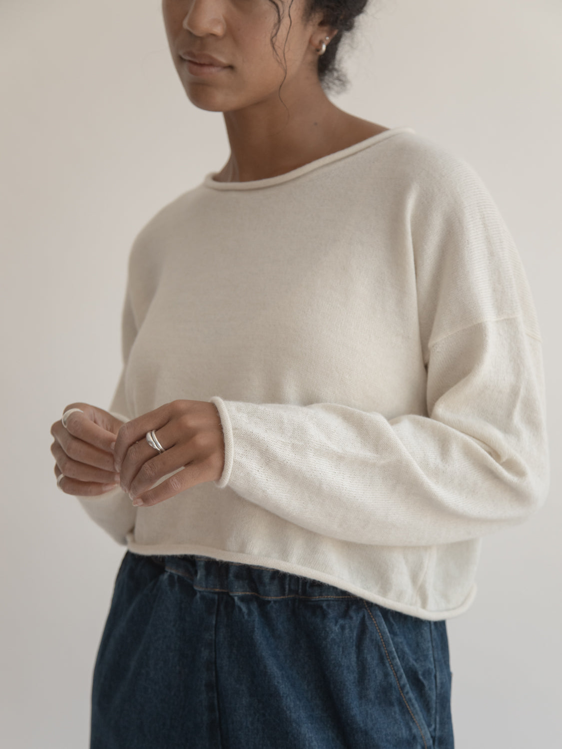 Macie Pullover in Ivory