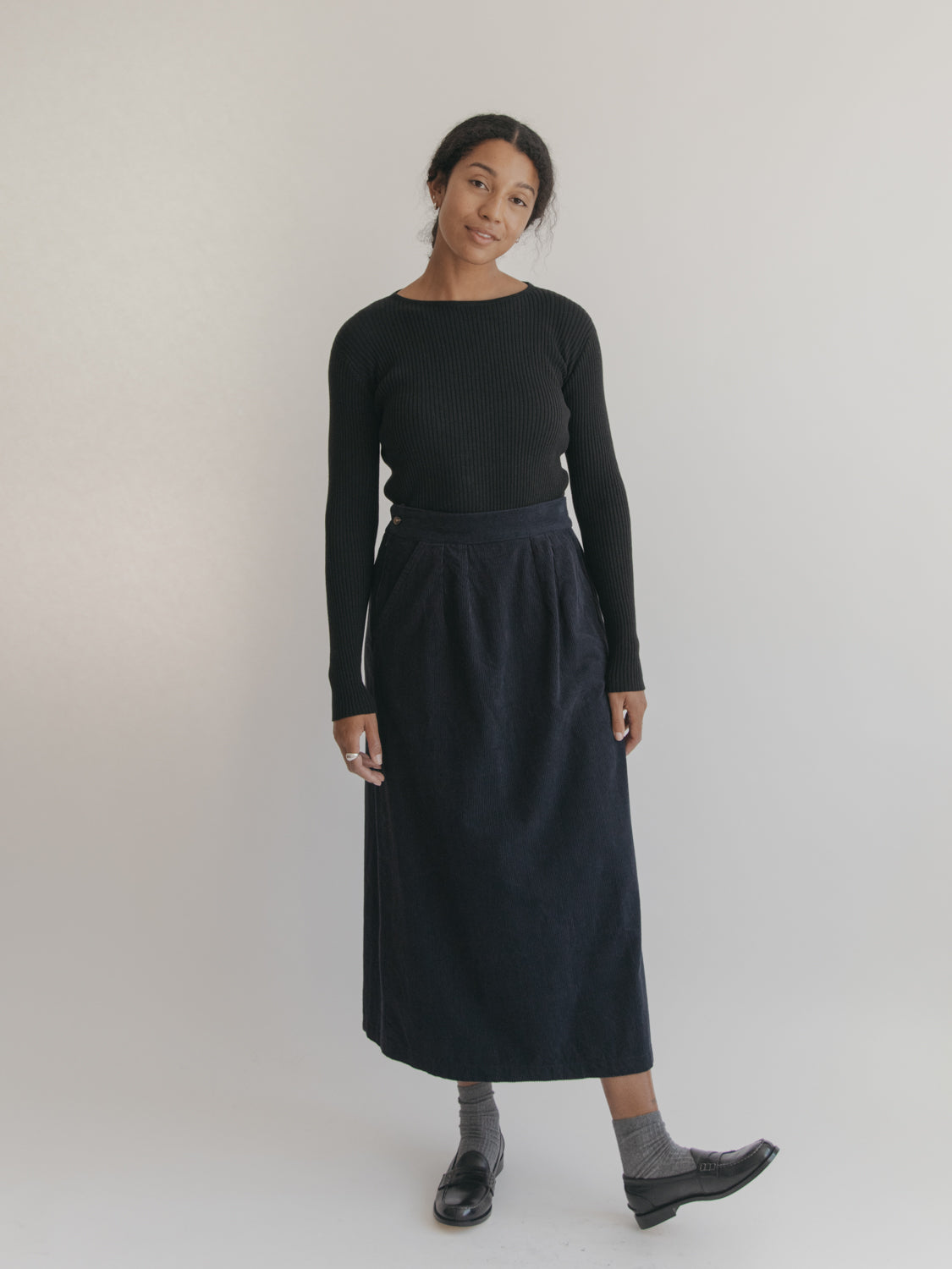 Hilma Skirt in Navy