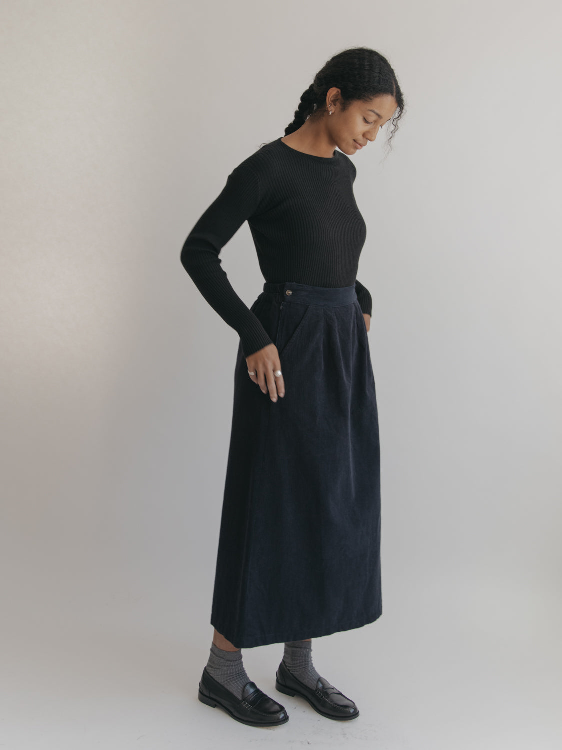 Hilma Skirt in Navy