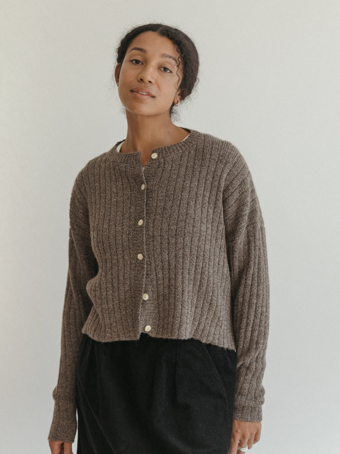 Bryn Cardigan in Walnut