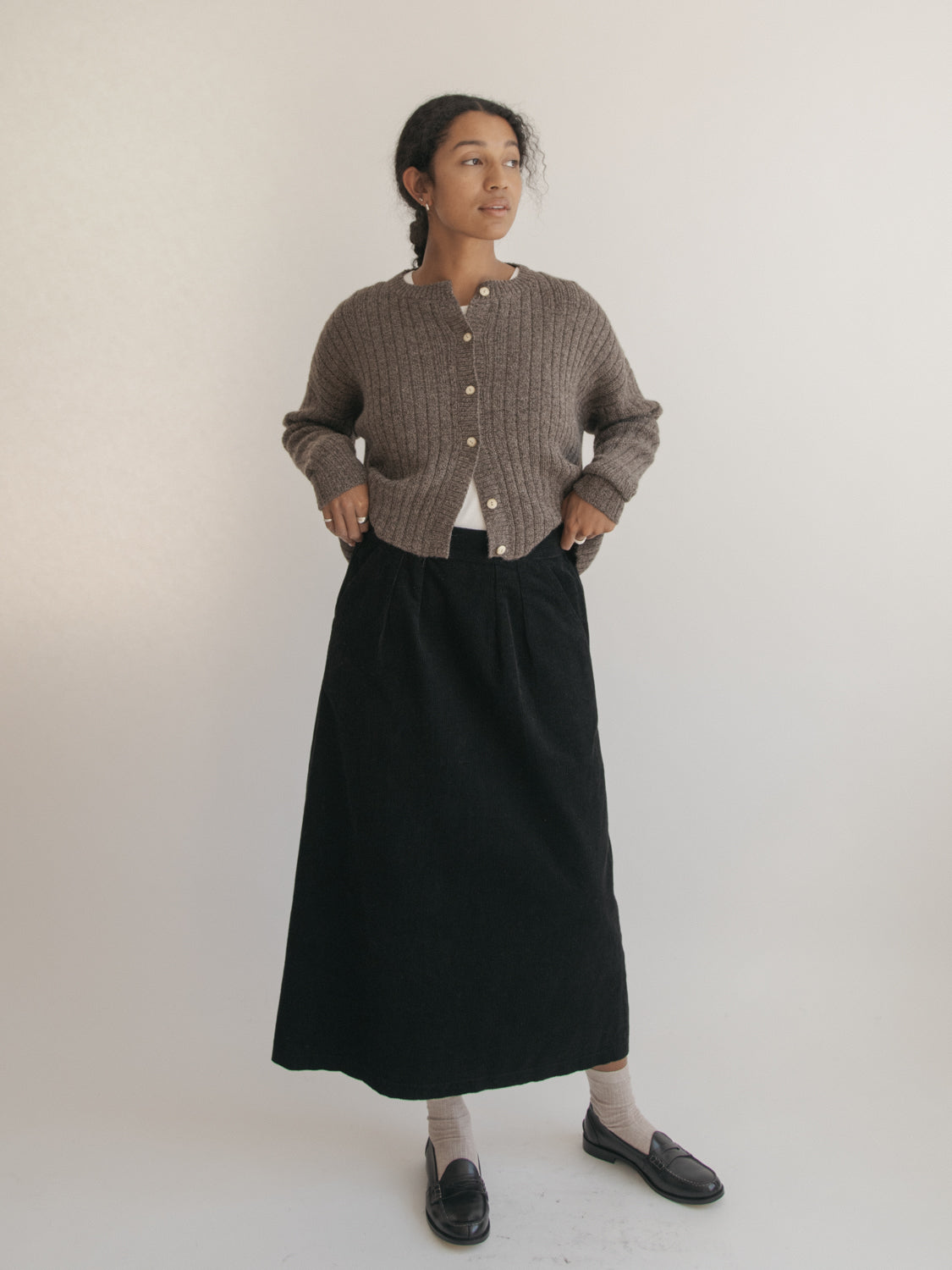 Bryn Cardigan in Walnut
