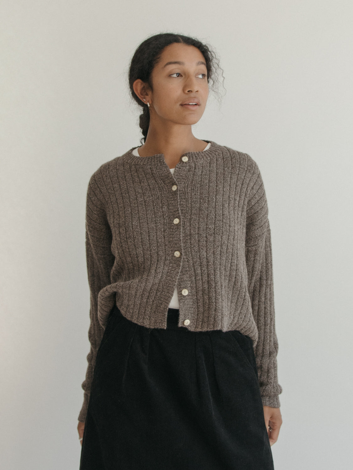 Bryn Cardigan in Walnut