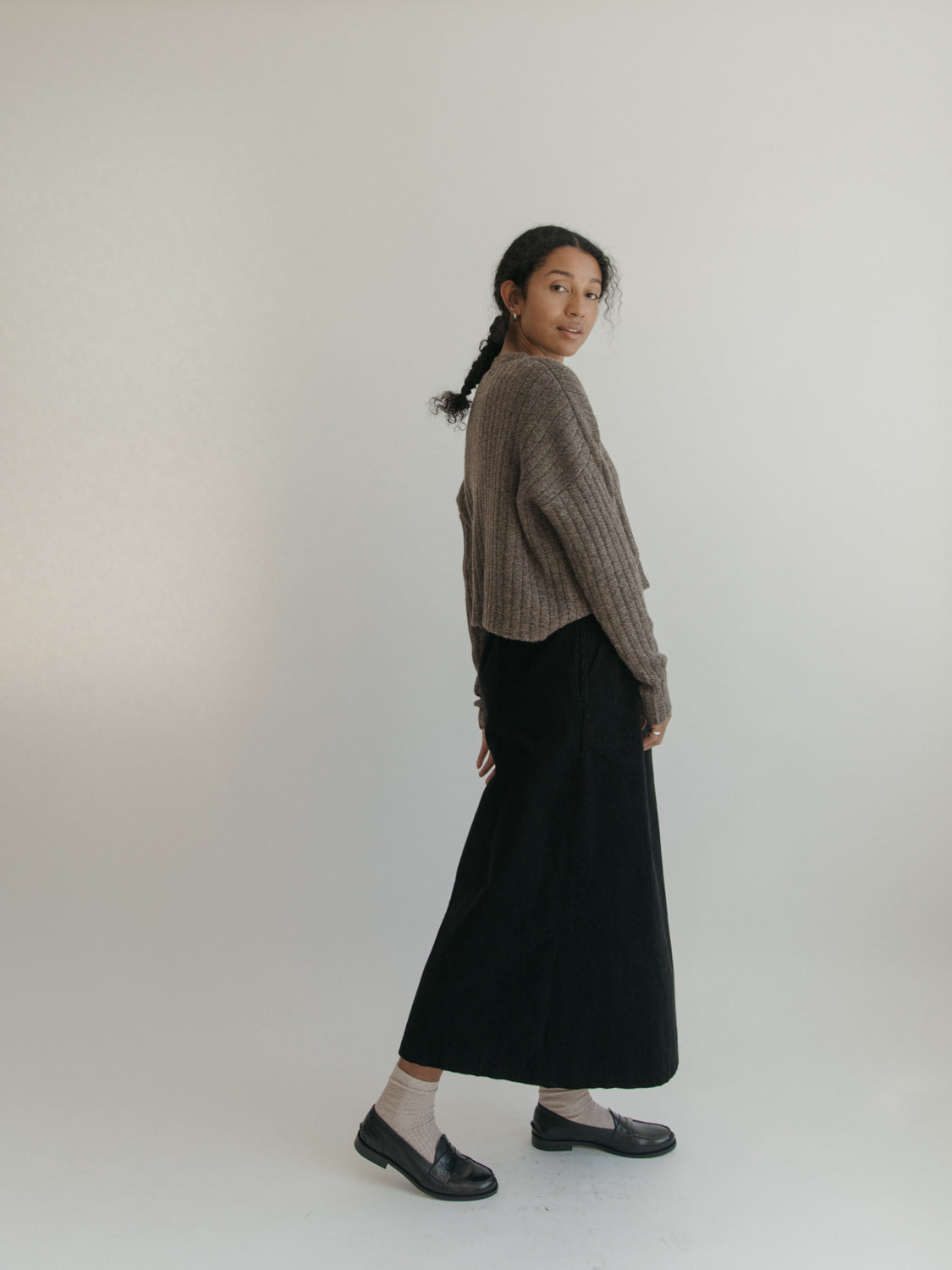 Bryn Cardigan in Walnut