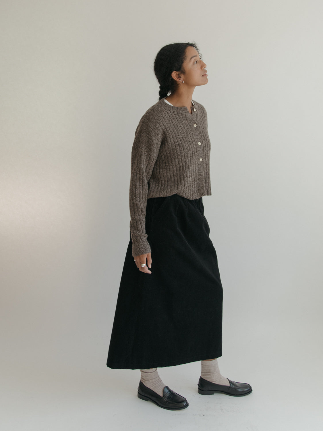 Bryn Cardigan in Walnut