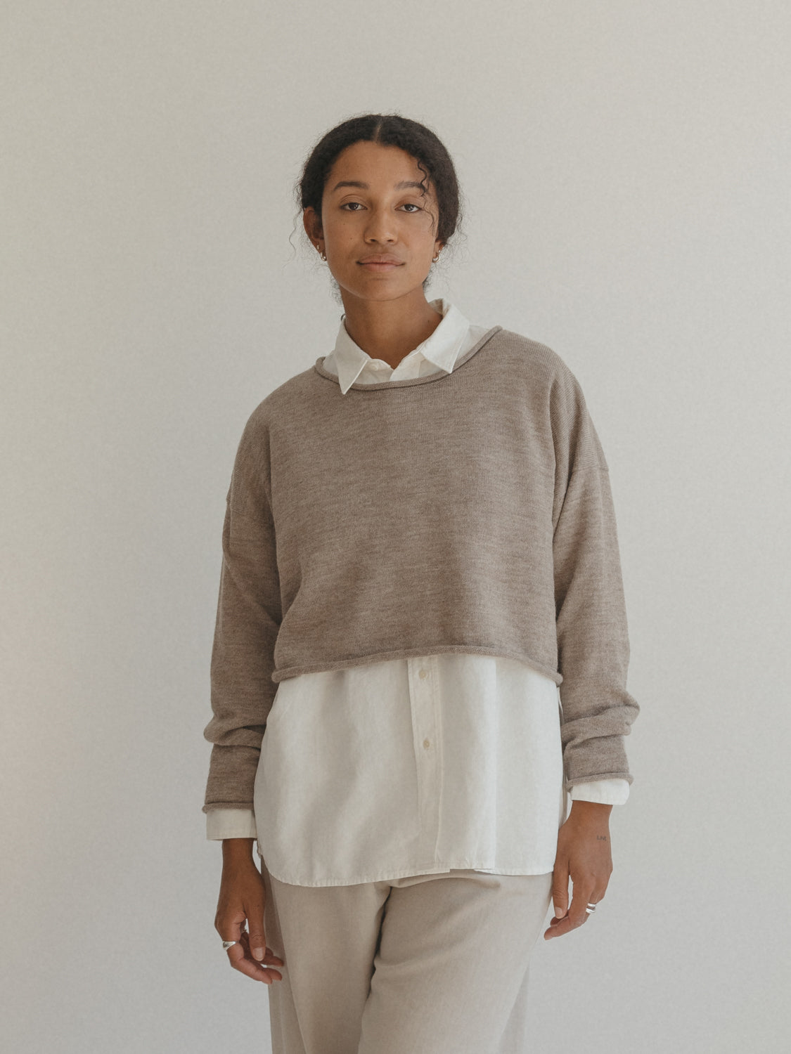 Macie Pullover in Barley