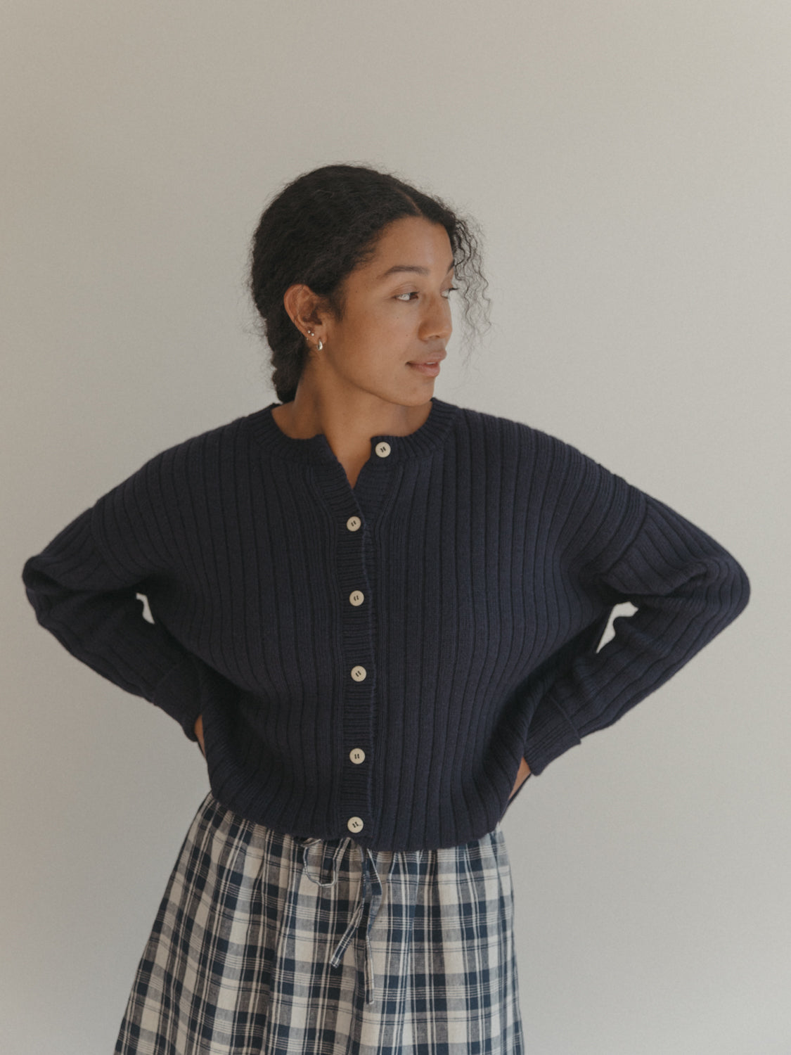 Bryn Cardigan in Navy
