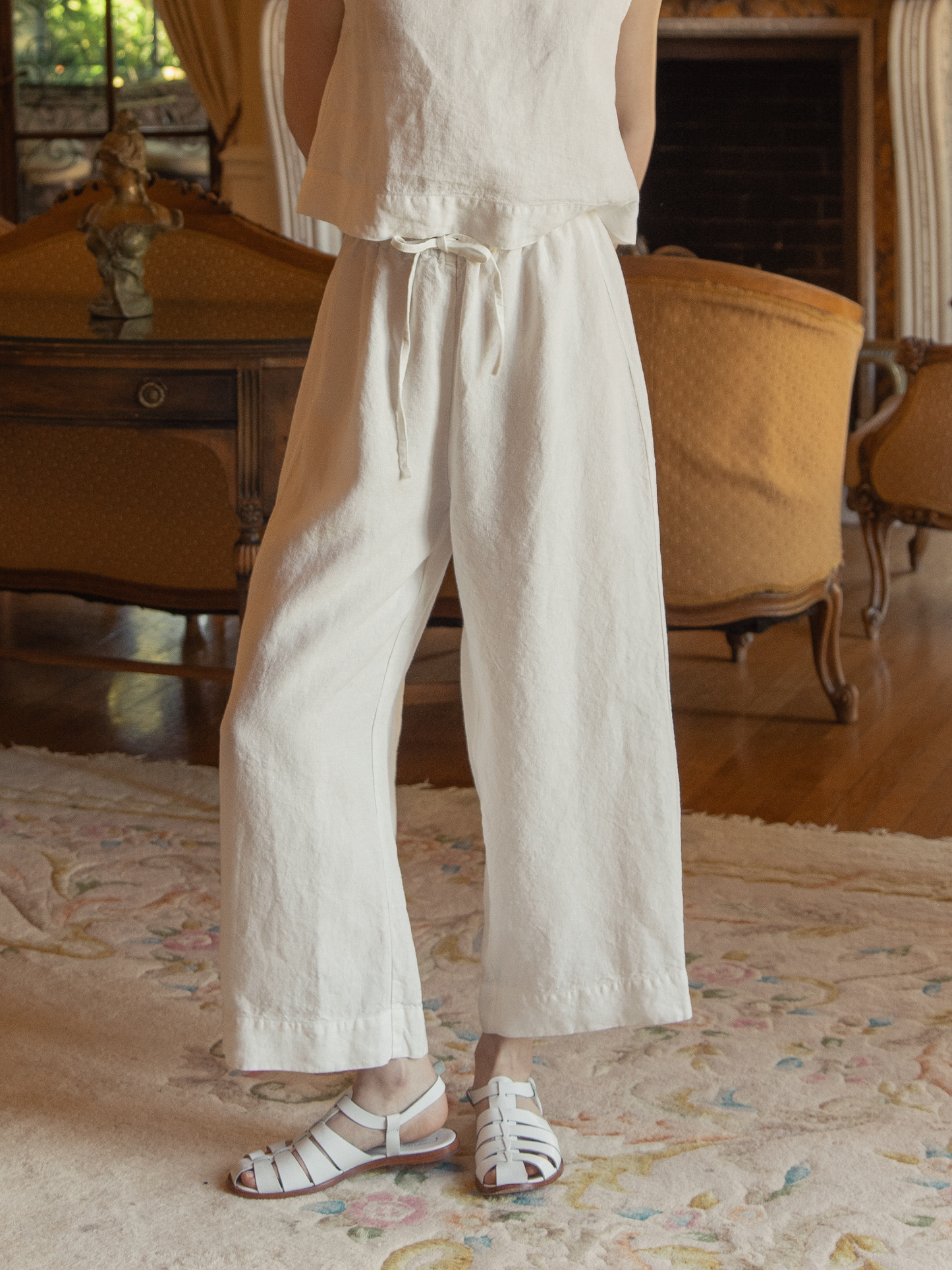 Olive Pant in Salt