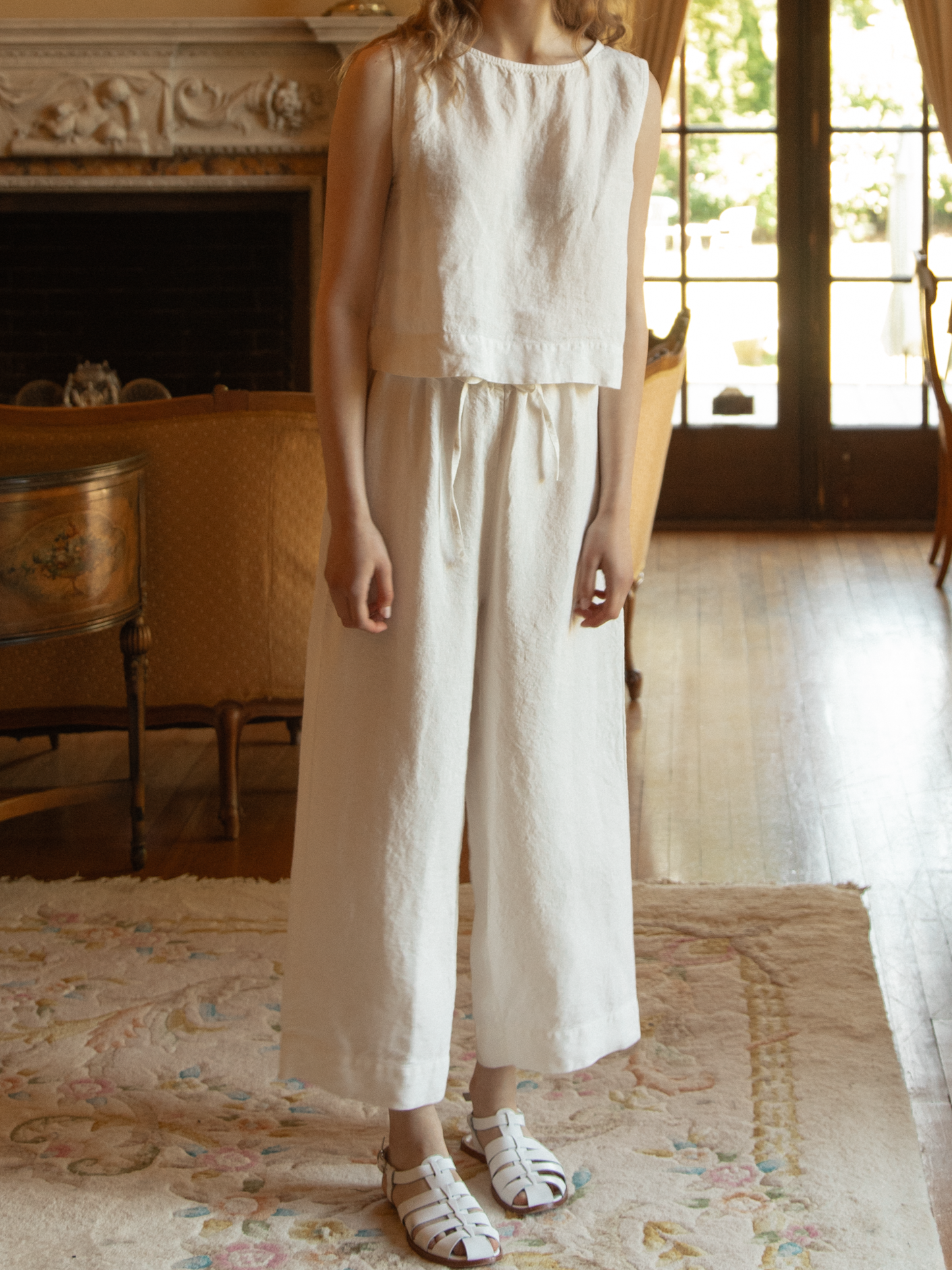Olive Pant in Salt