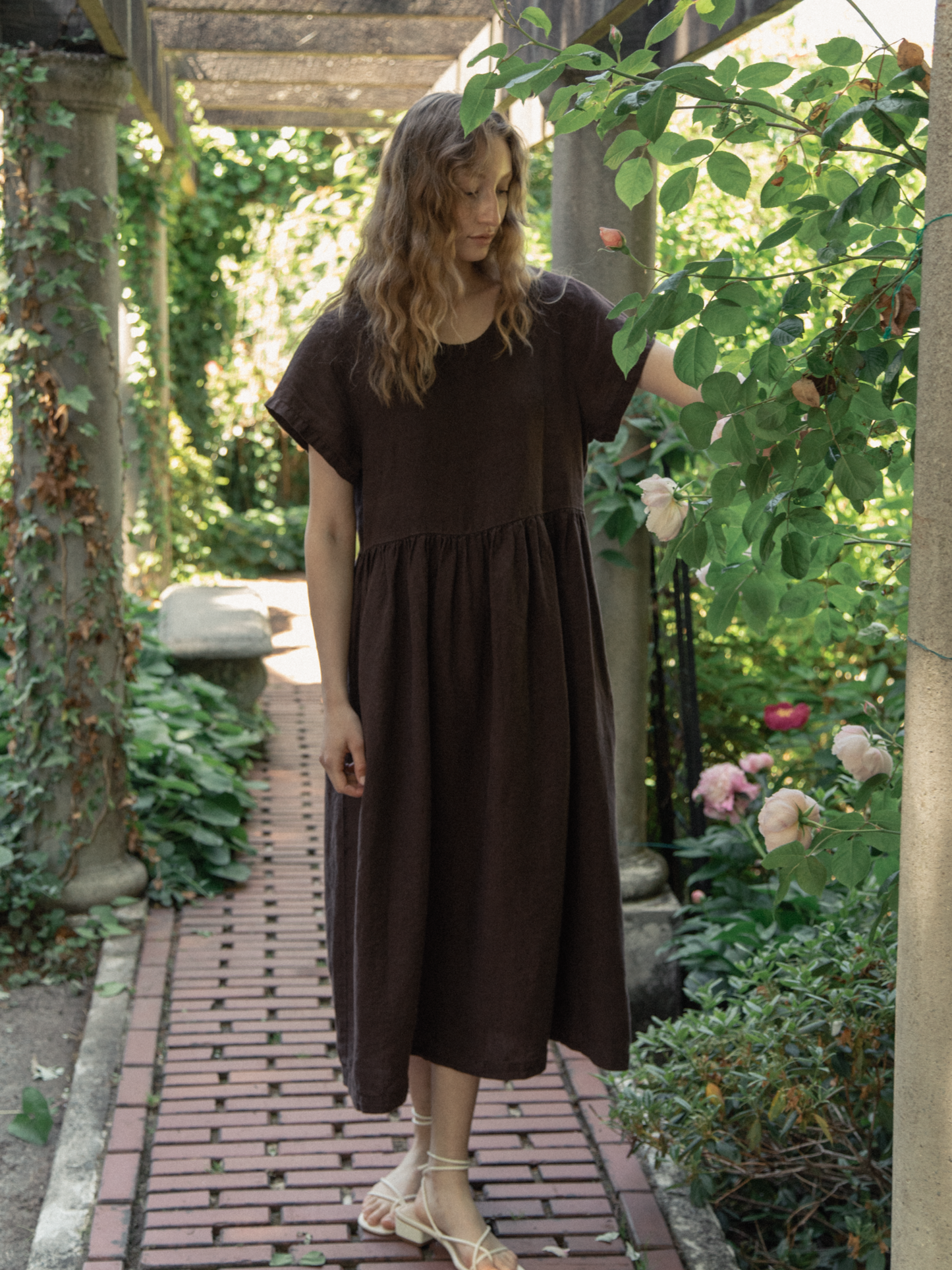 Hazel Dress in Chocolate