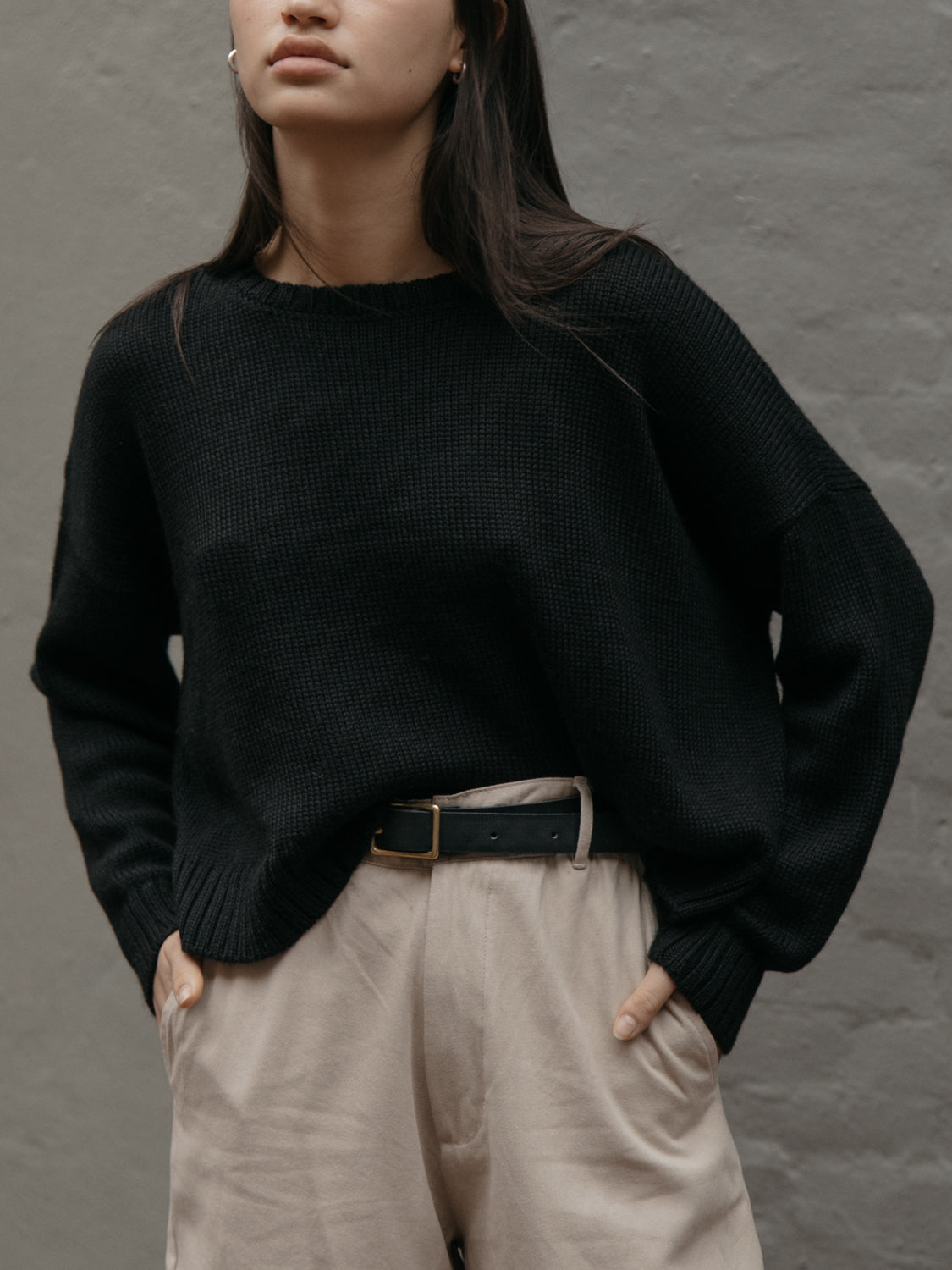 Ilse Pullover in Noir