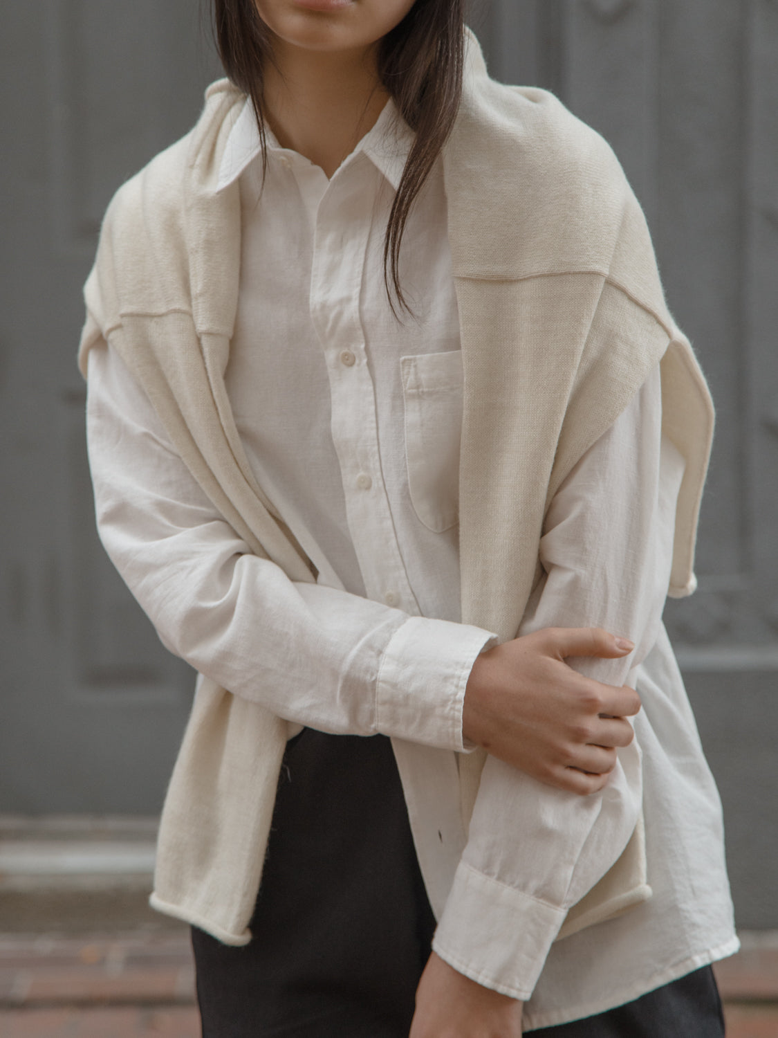 Macie Pullover in Ivory