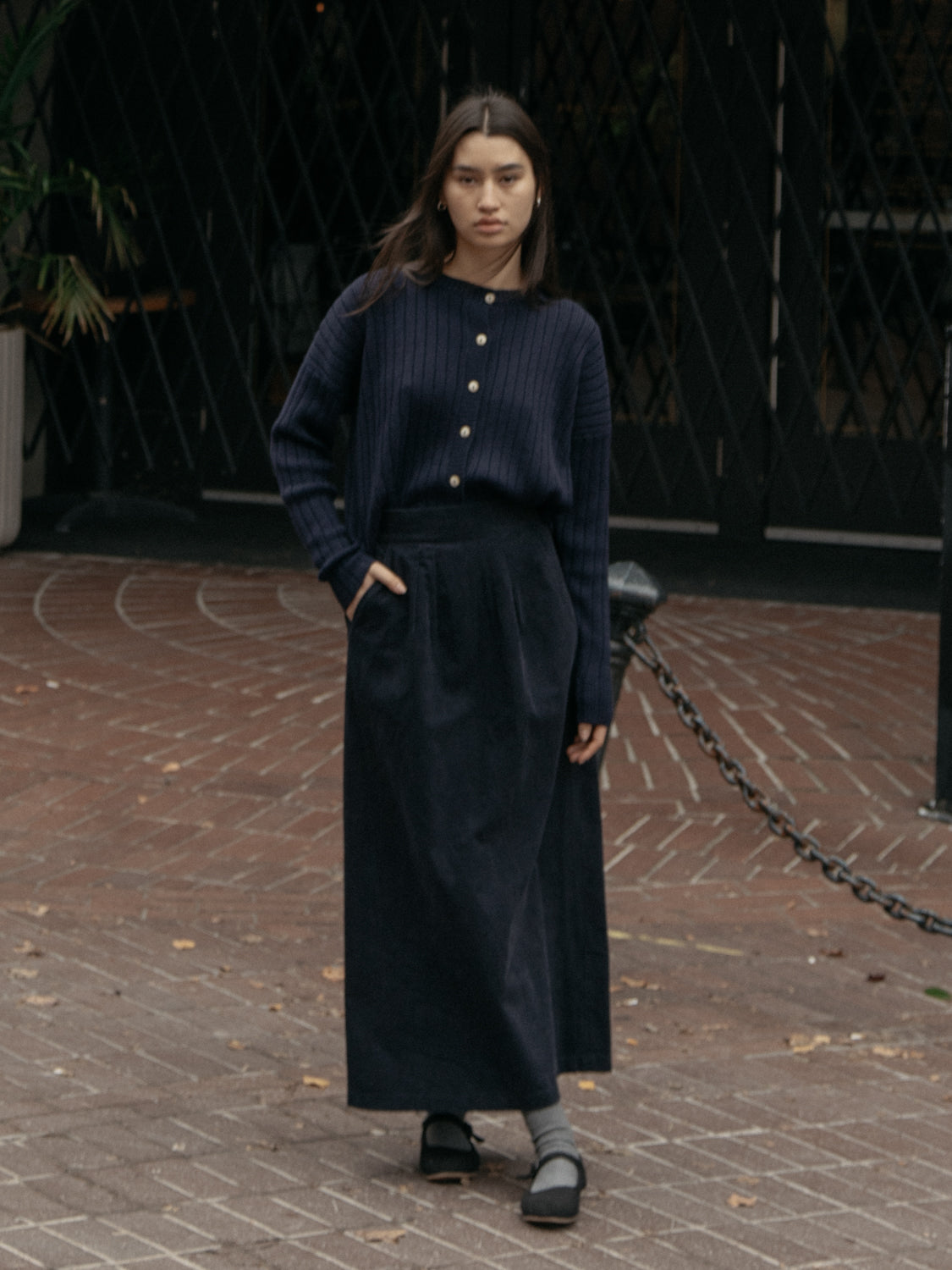 Hilma Skirt in Navy