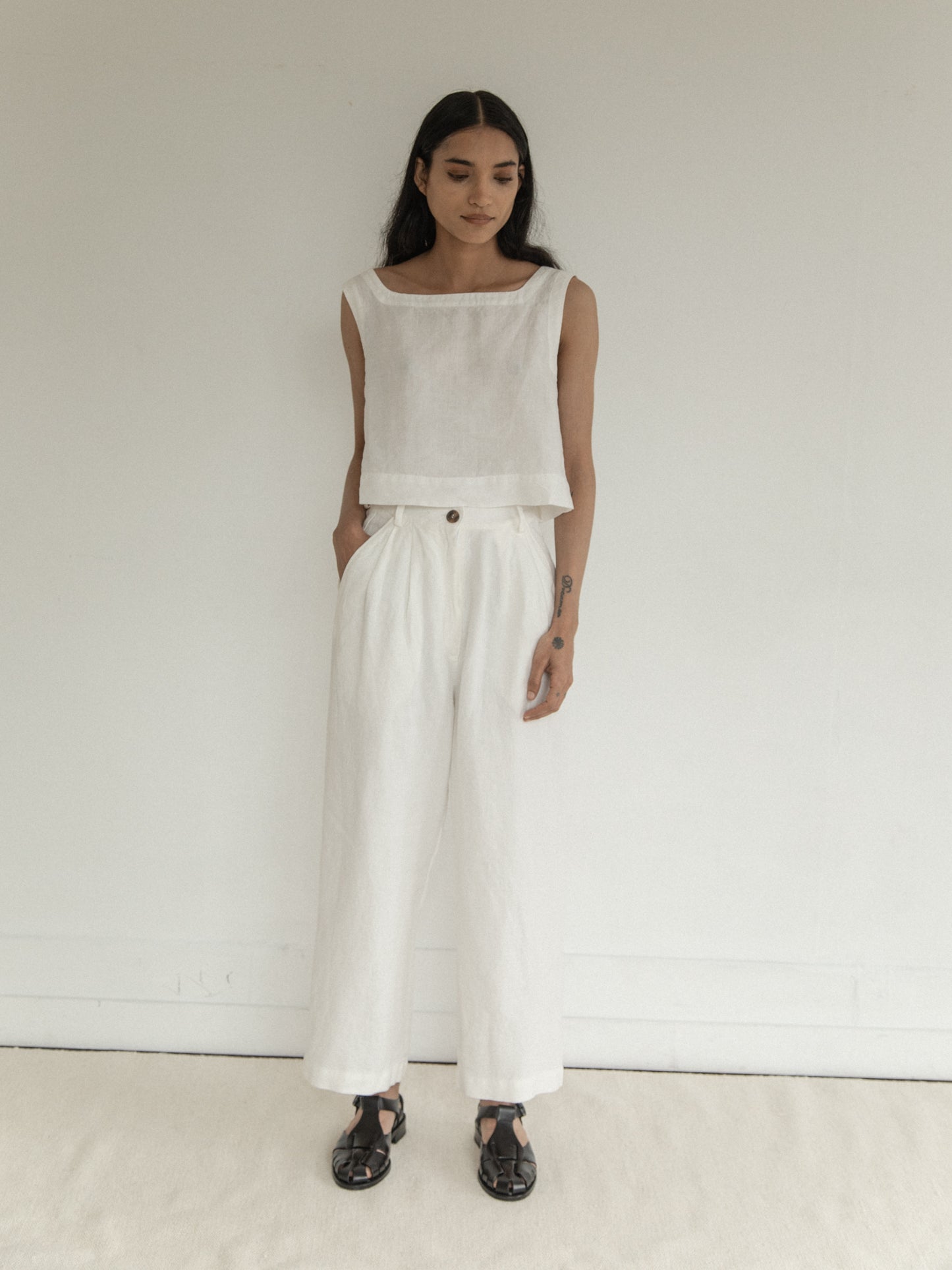 Luna Top in Salt
