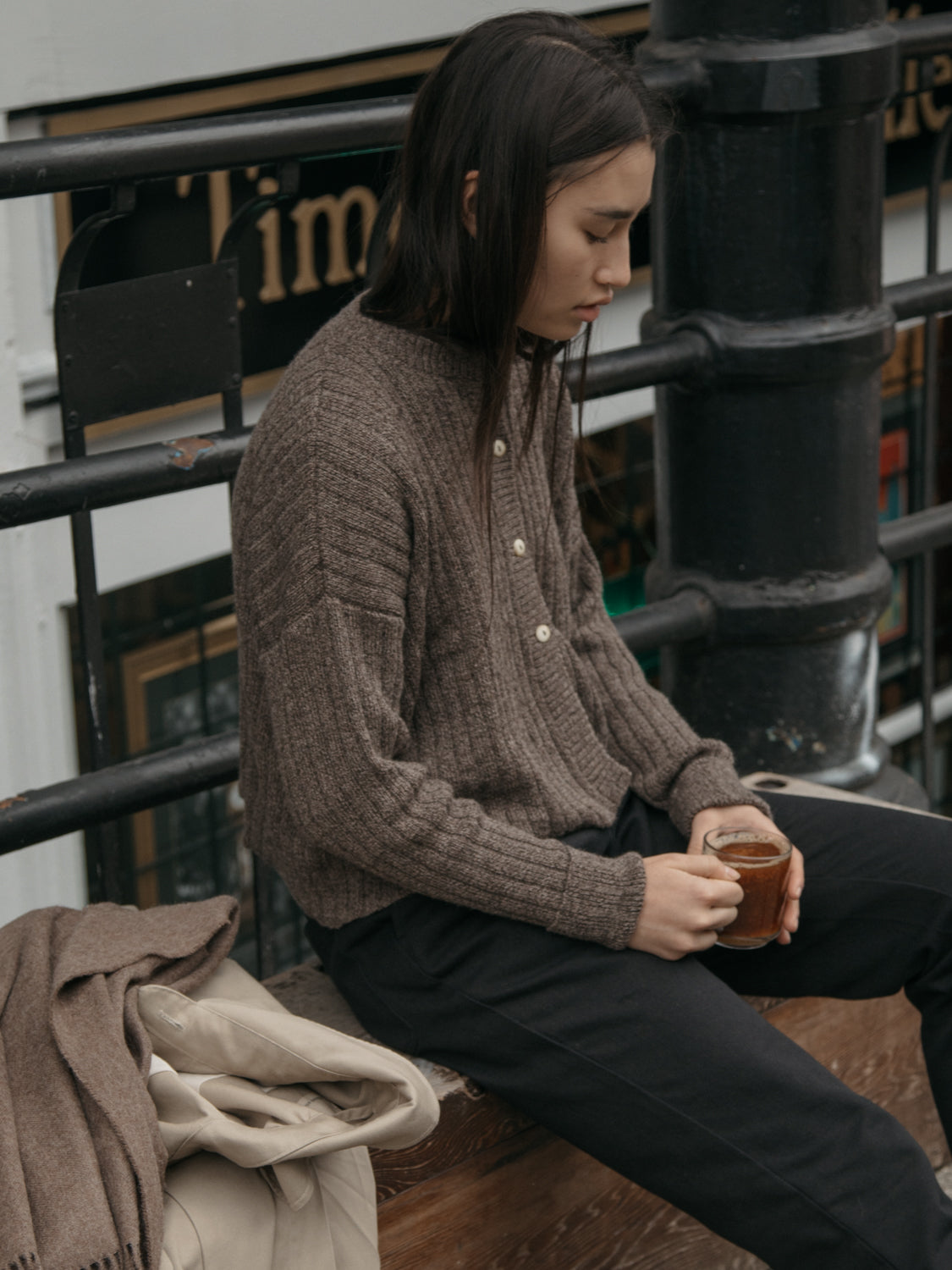Bryn Cardigan in Walnut