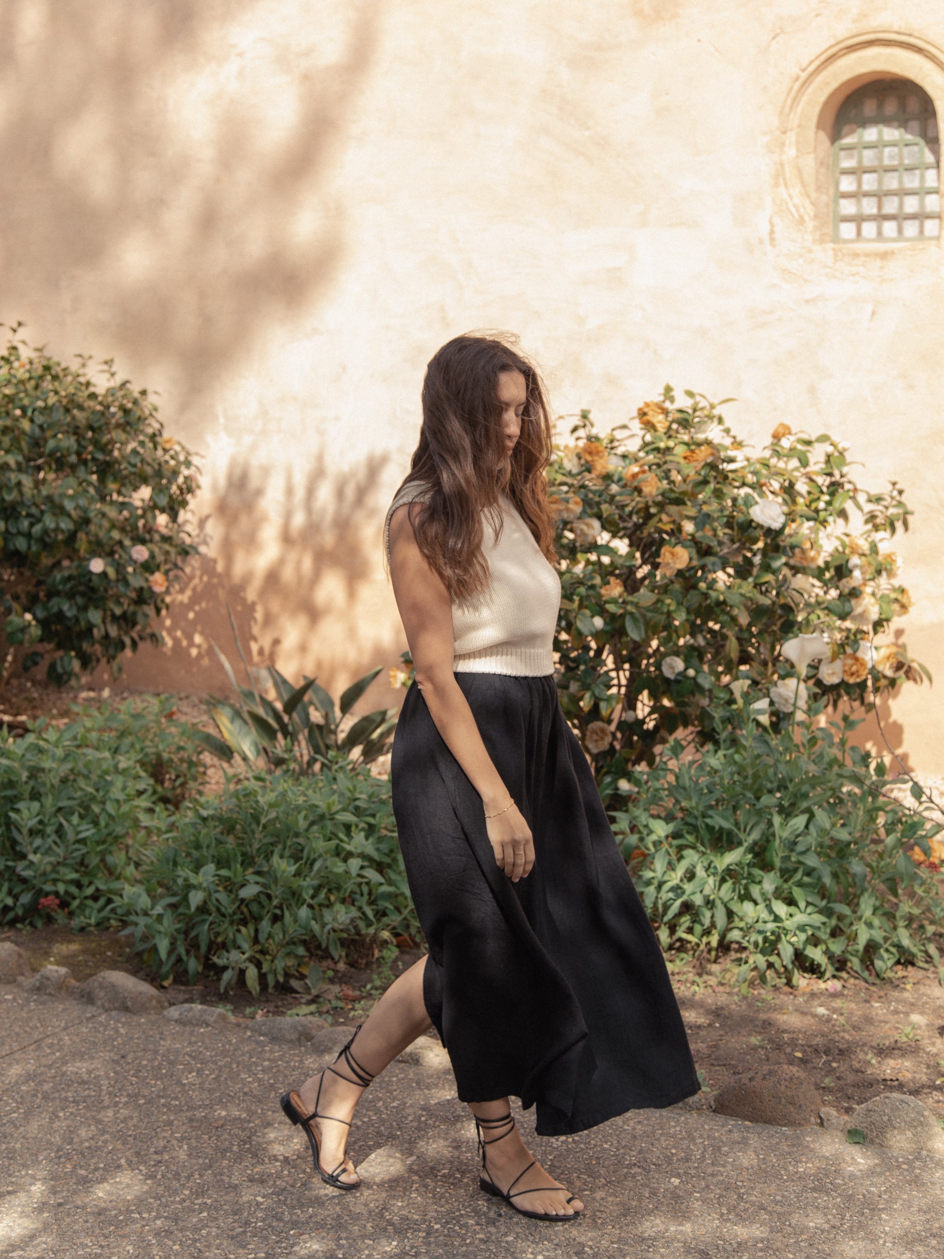 Molly Skirt Charcoal Noir