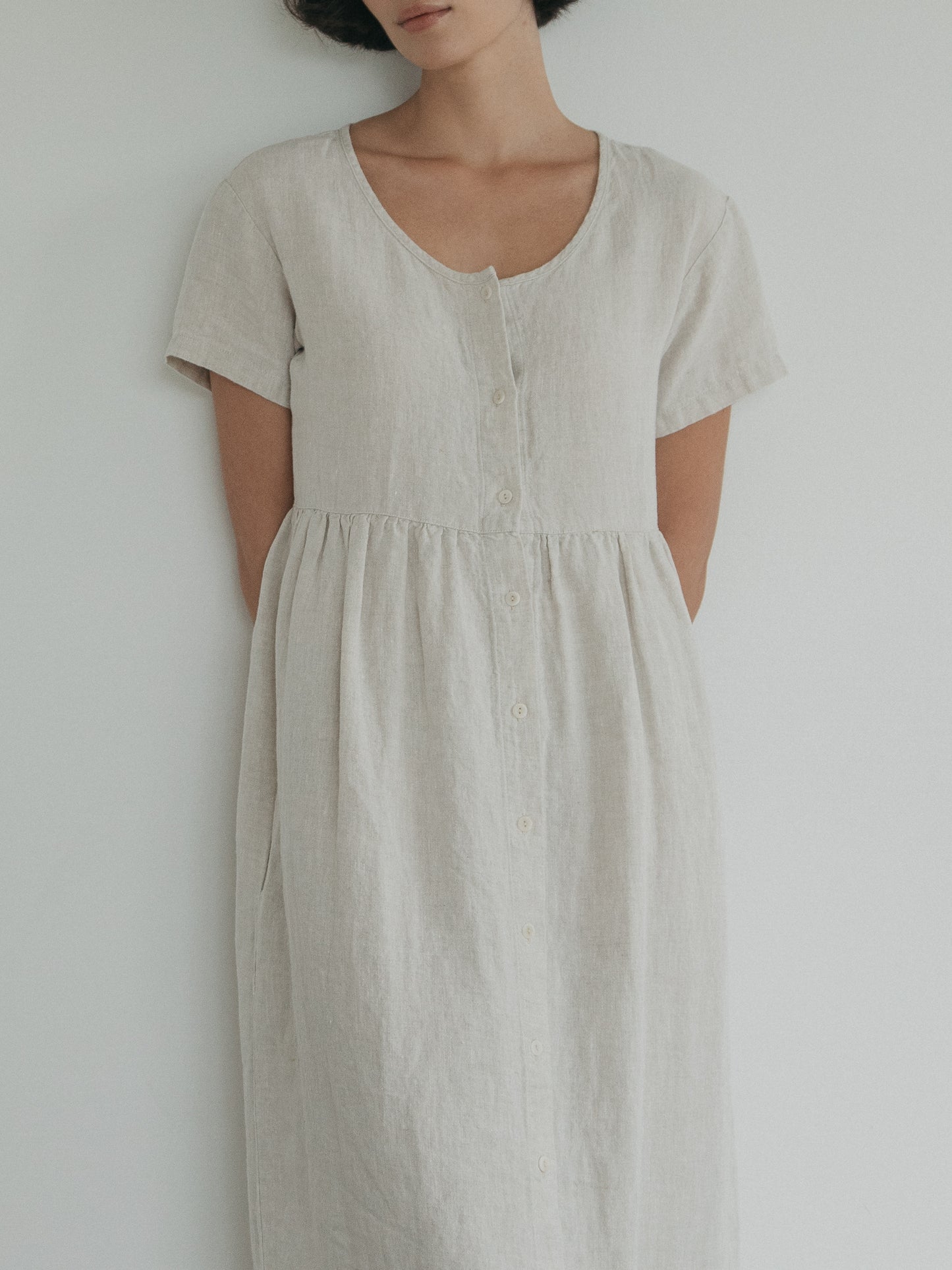 Wren Dress in Oatmeal