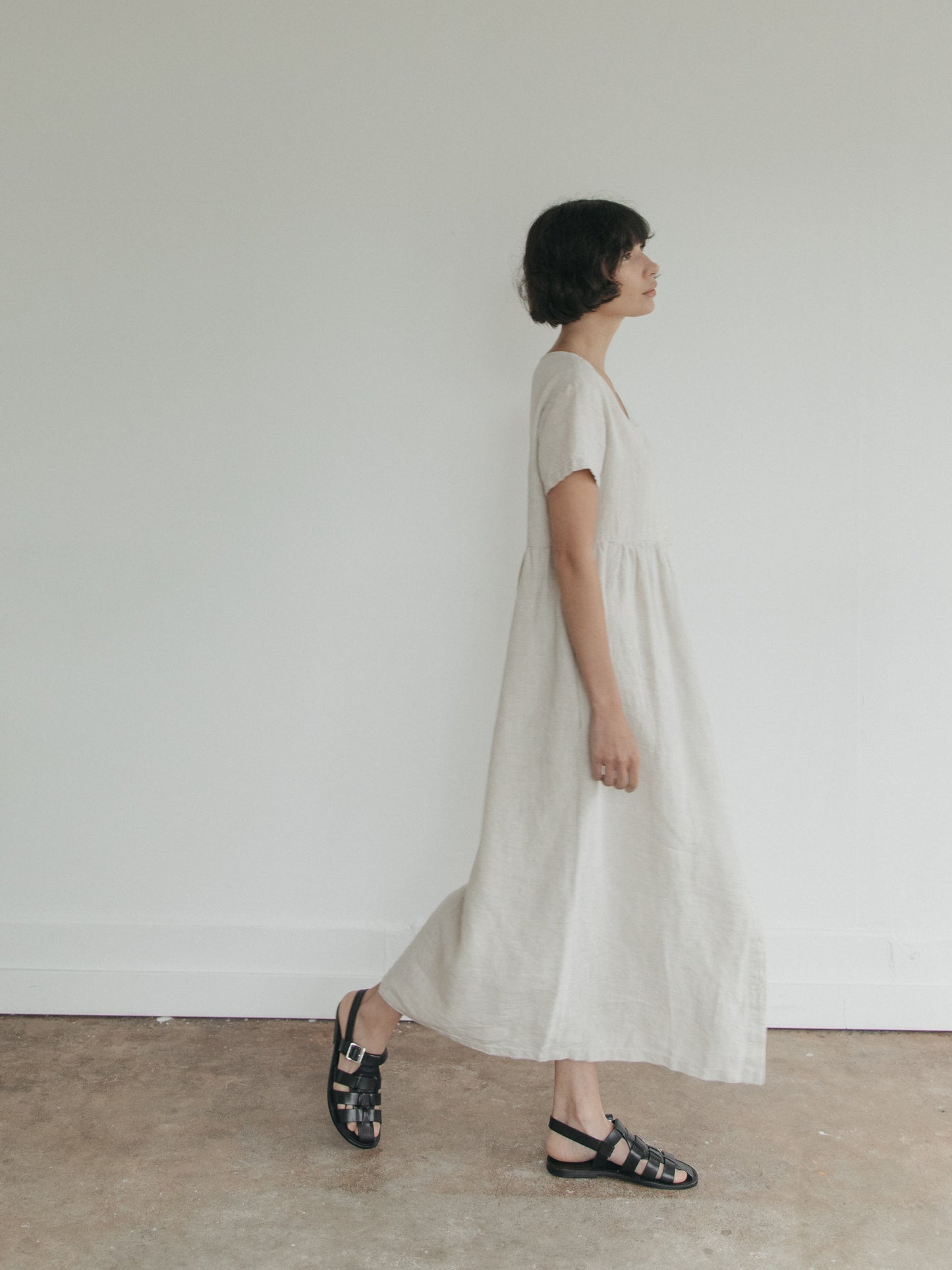 Wren Dress in Oatmeal
