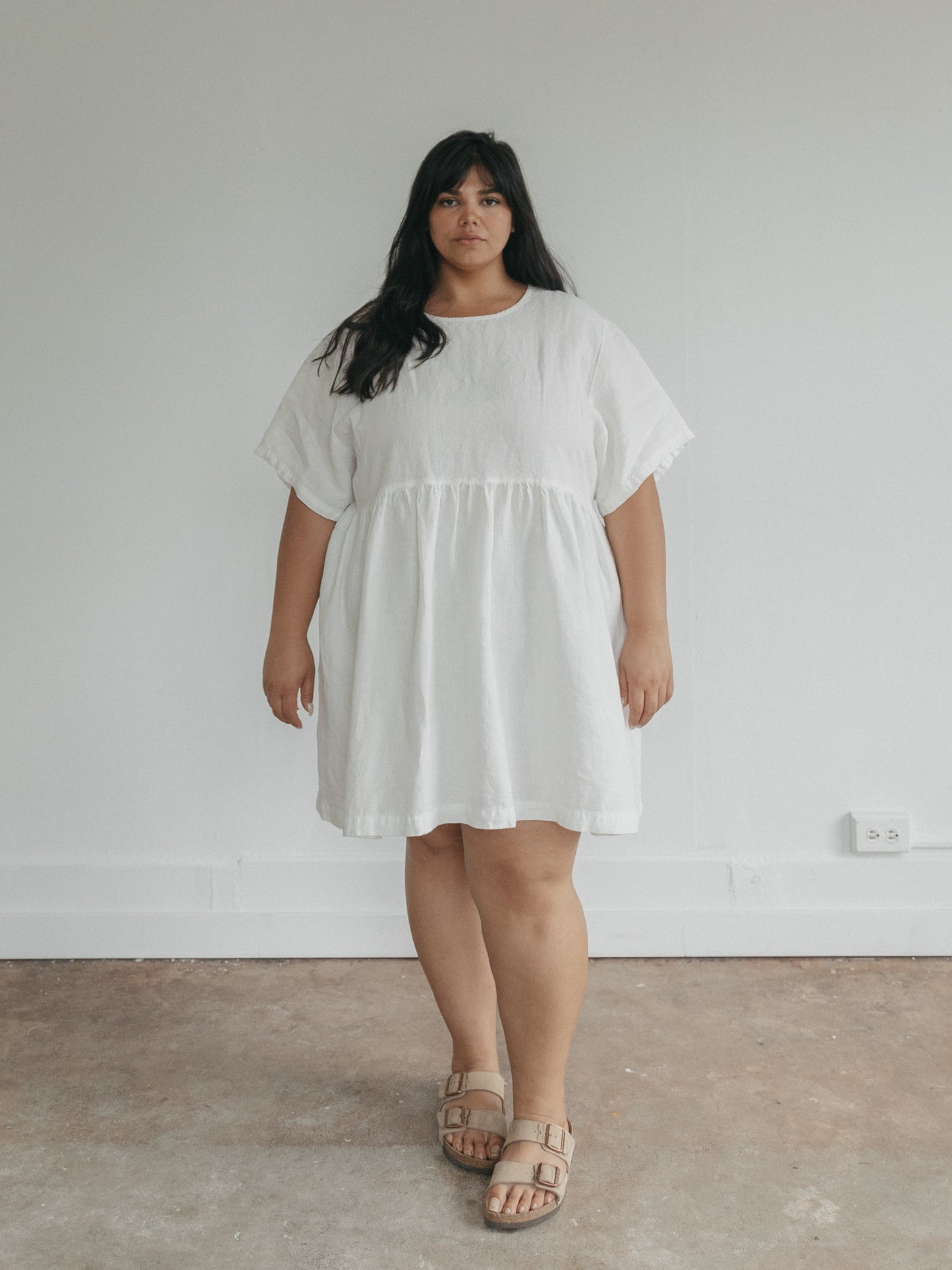 Aya Dress in Salt
