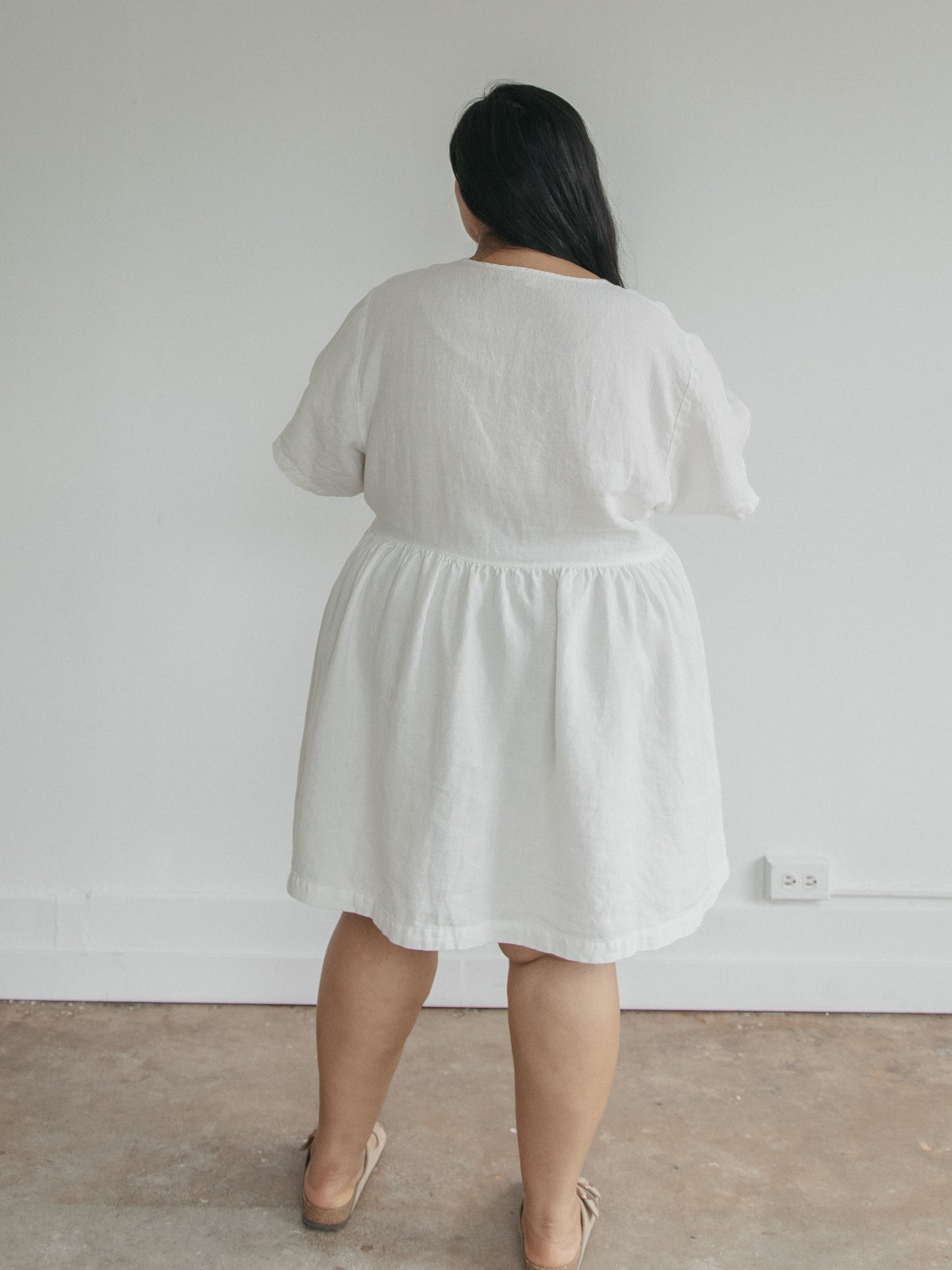 Aya Dress in Salt