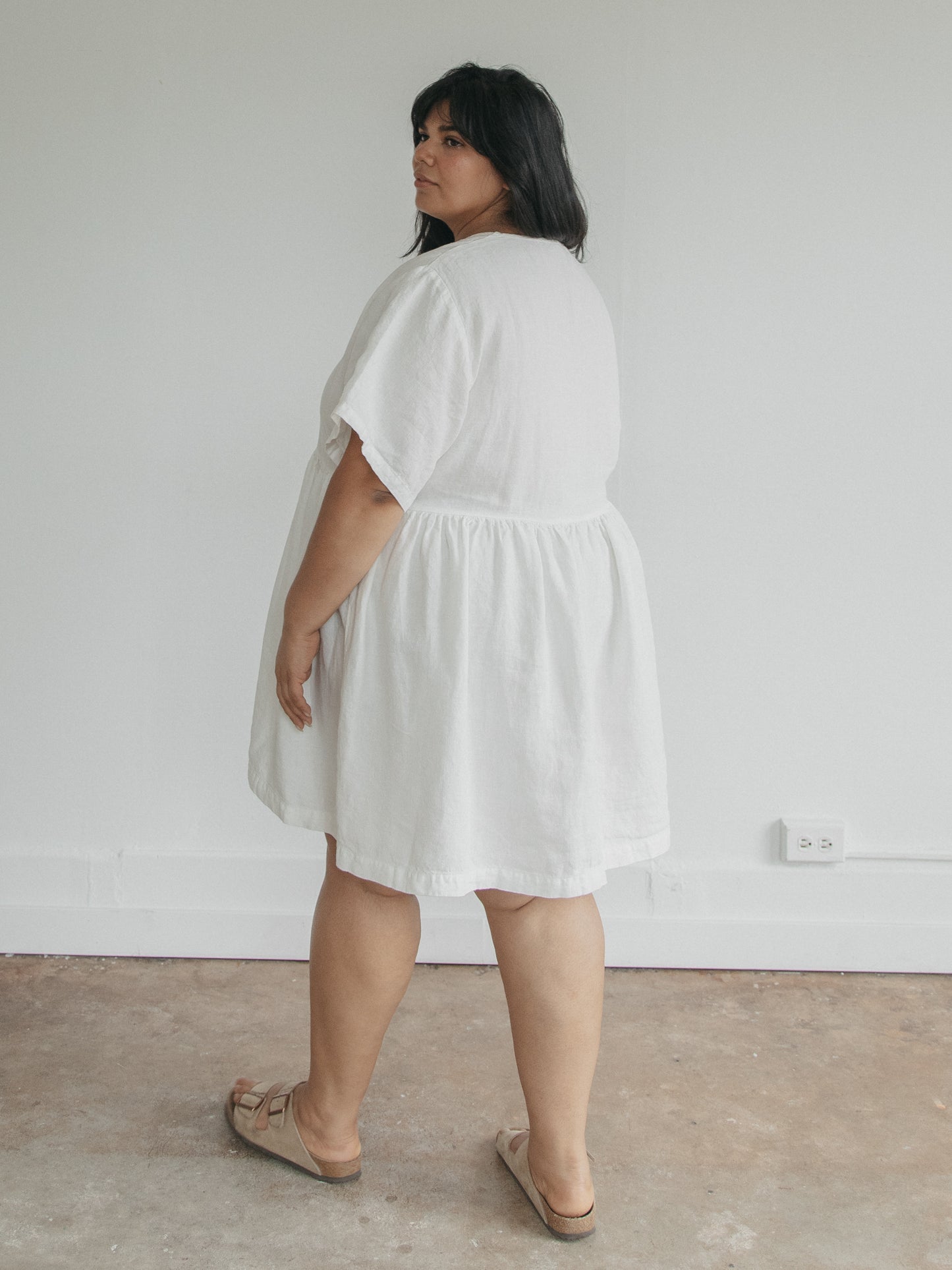 Aya Dress in Salt