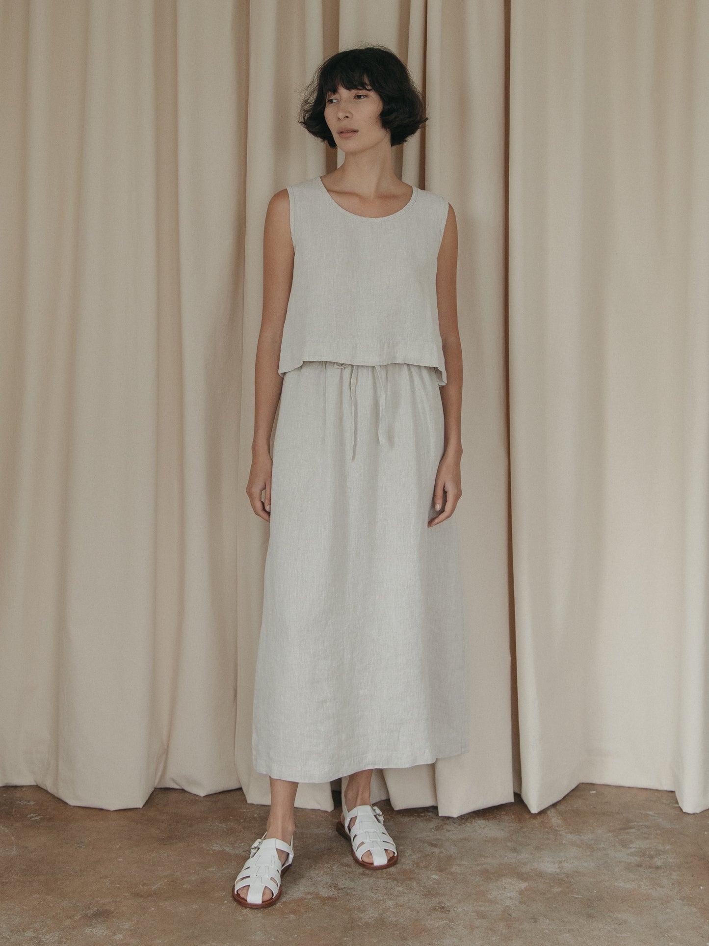 Adrie Skirt in Oatmeal