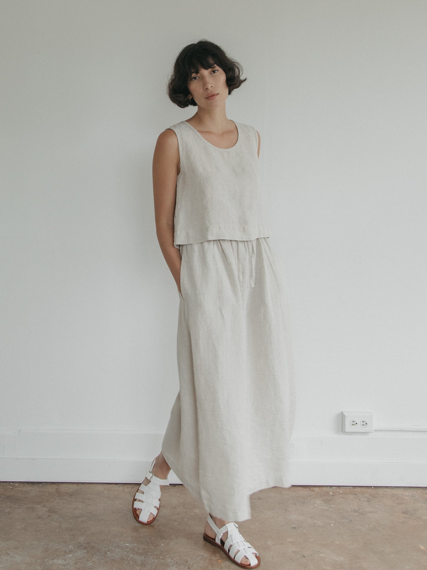 Adrie Skirt in Oatmeal