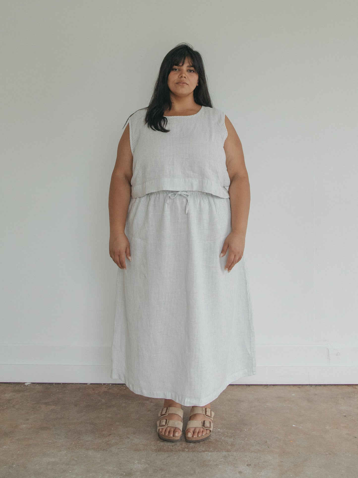 Adrie Skirt in French Stripe