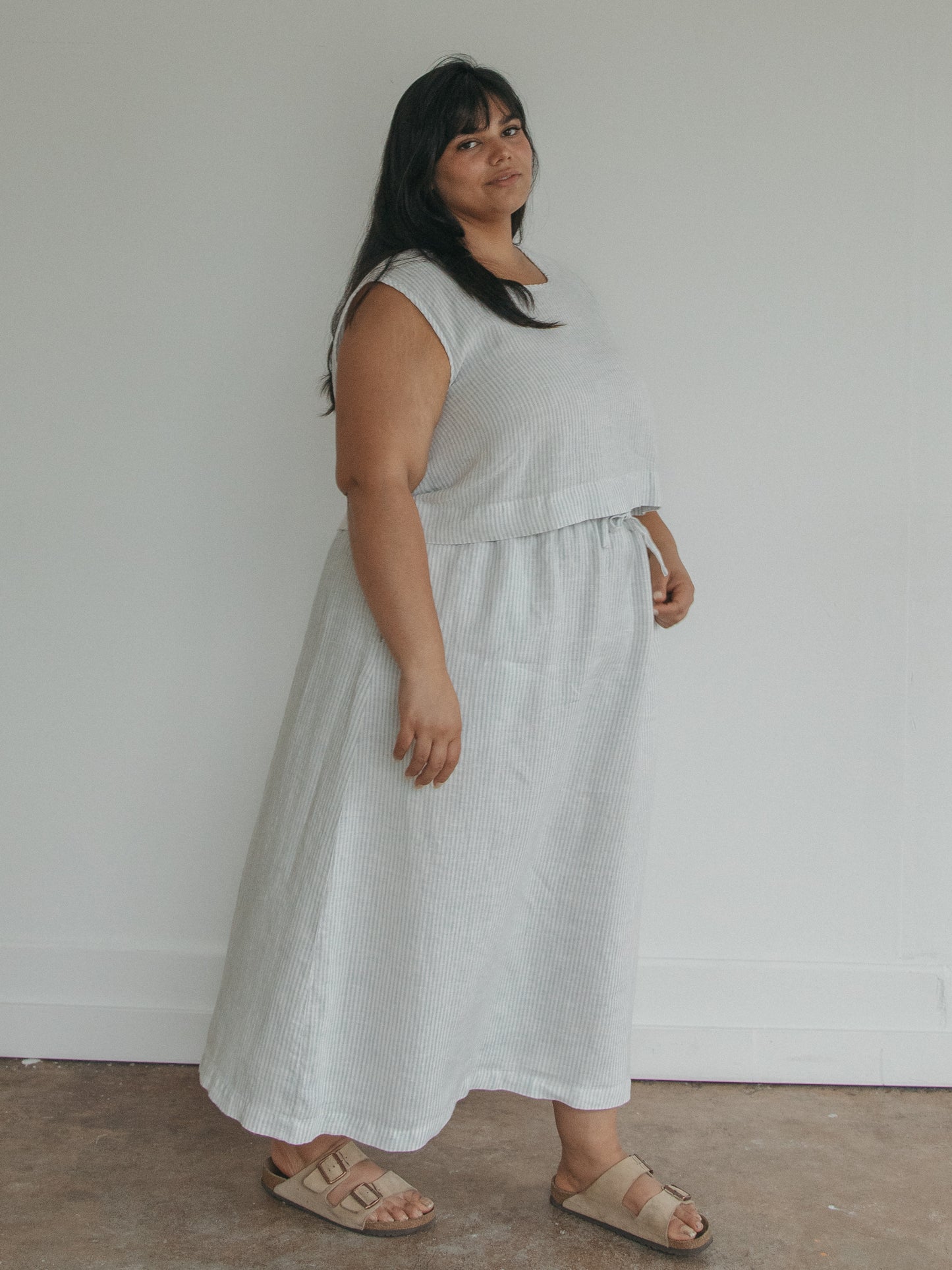 Adrie Skirt in French Stripe