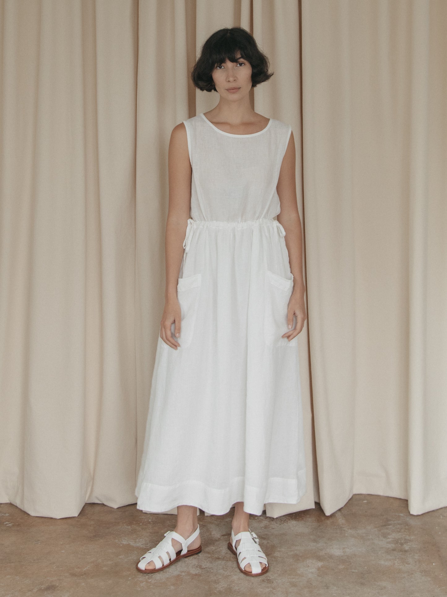 Finley Dress in Salt
