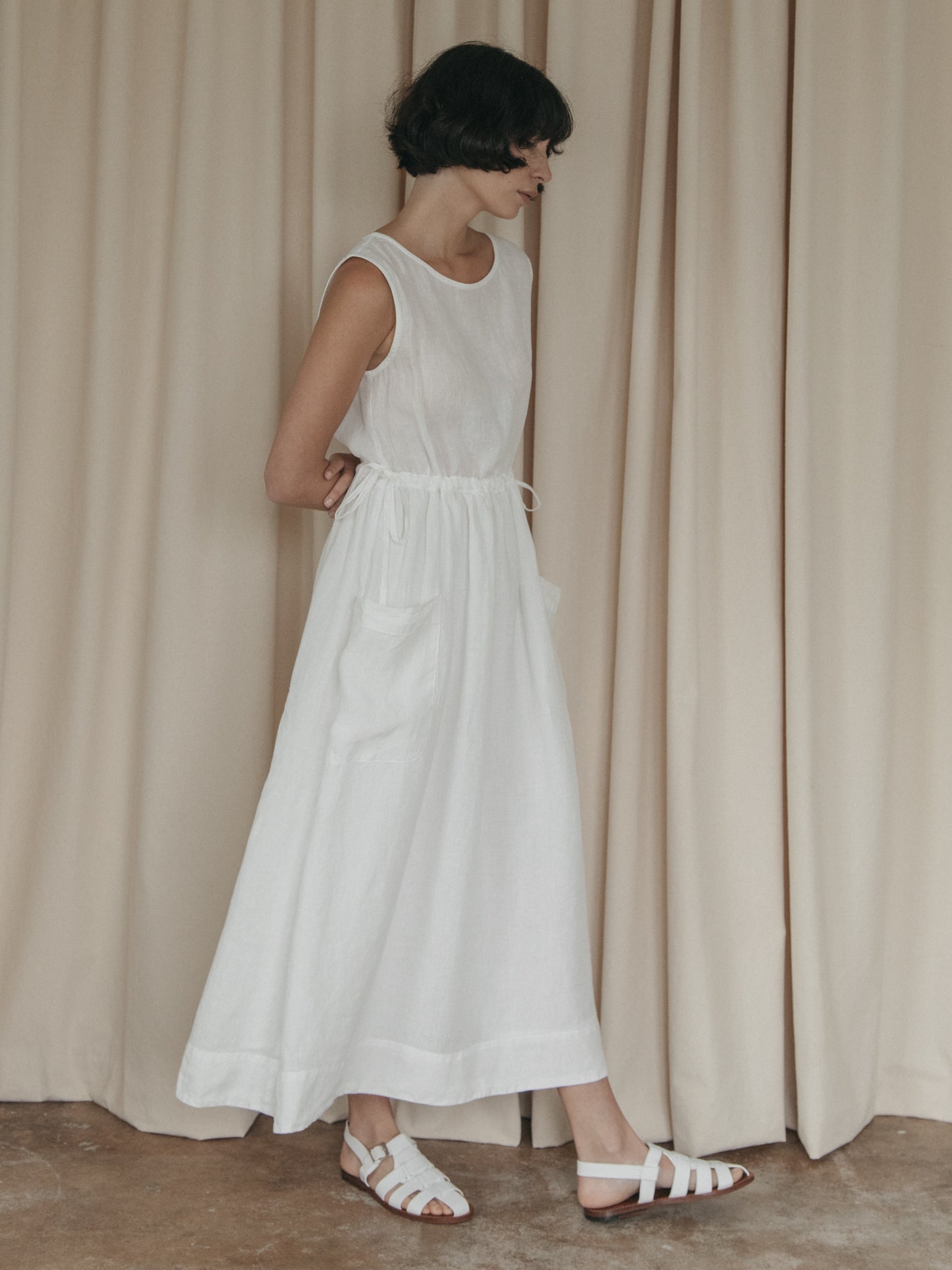 Finley Dress in Salt