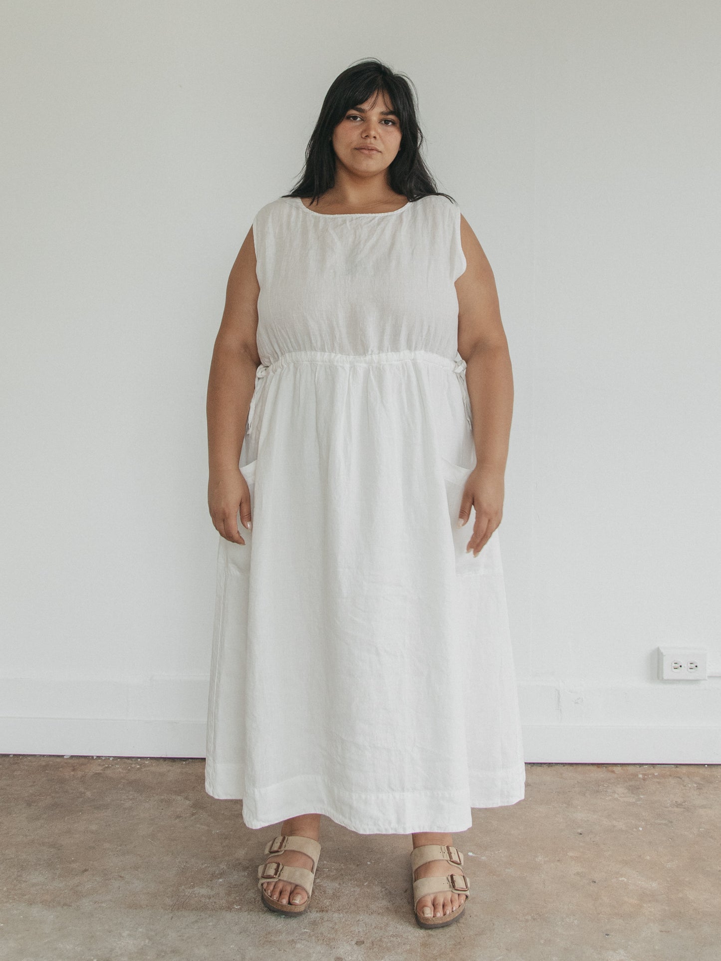 Finley Dress in Salt