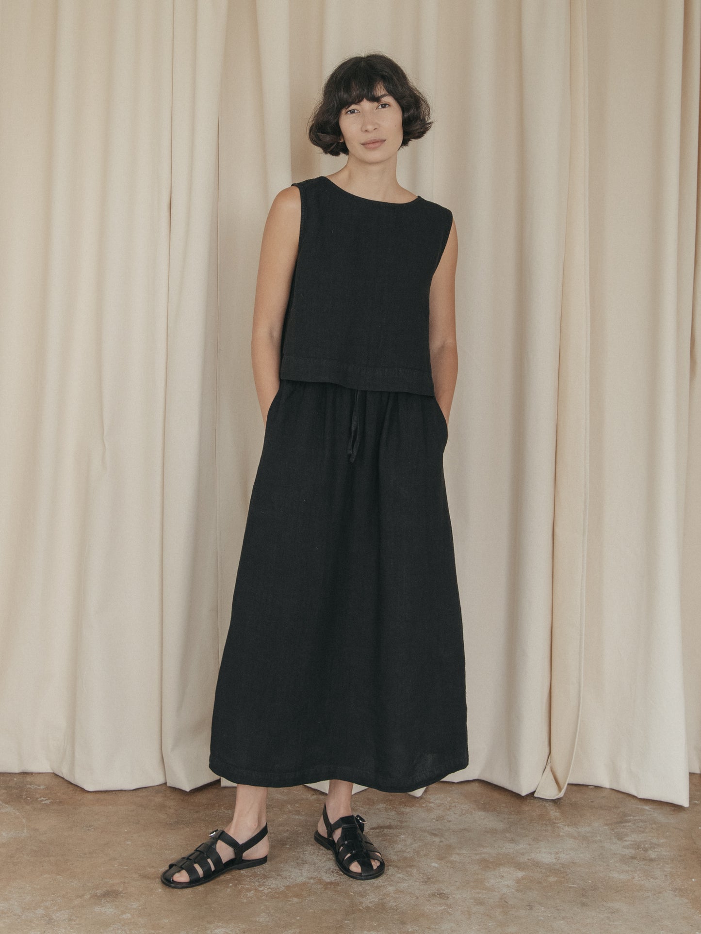Finley Top in Noir