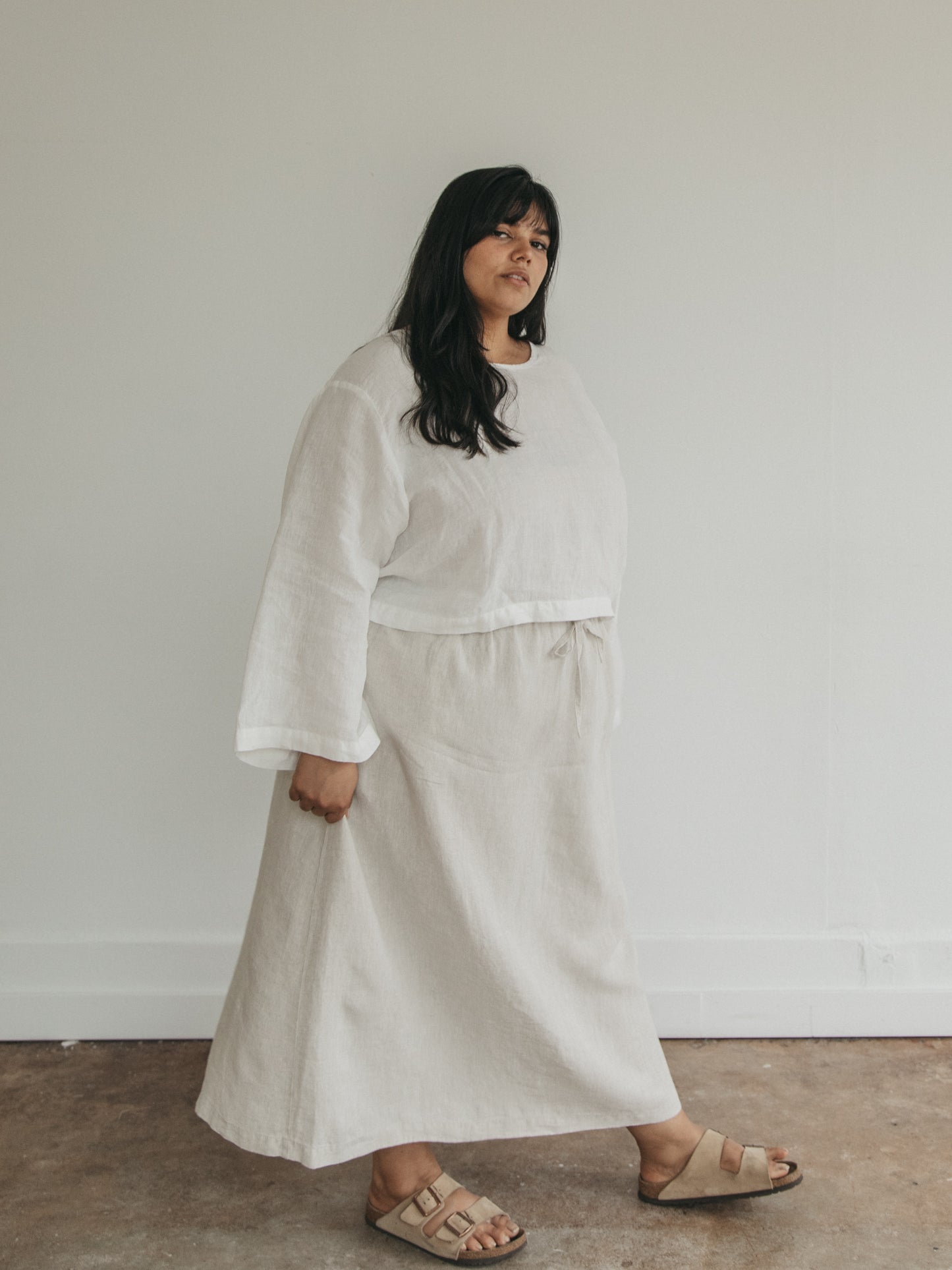 Adrie Skirt in Oatmeal
