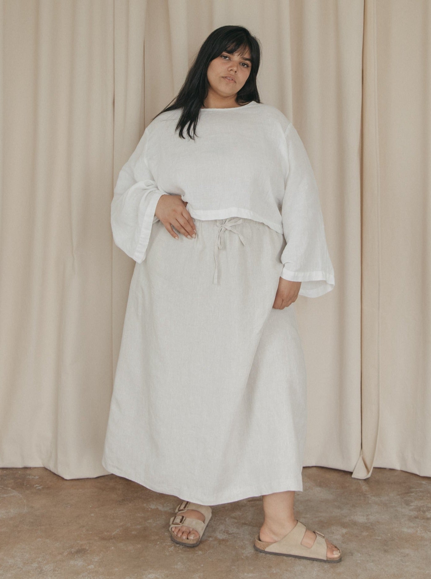 Adrie Skirt in Oatmeal