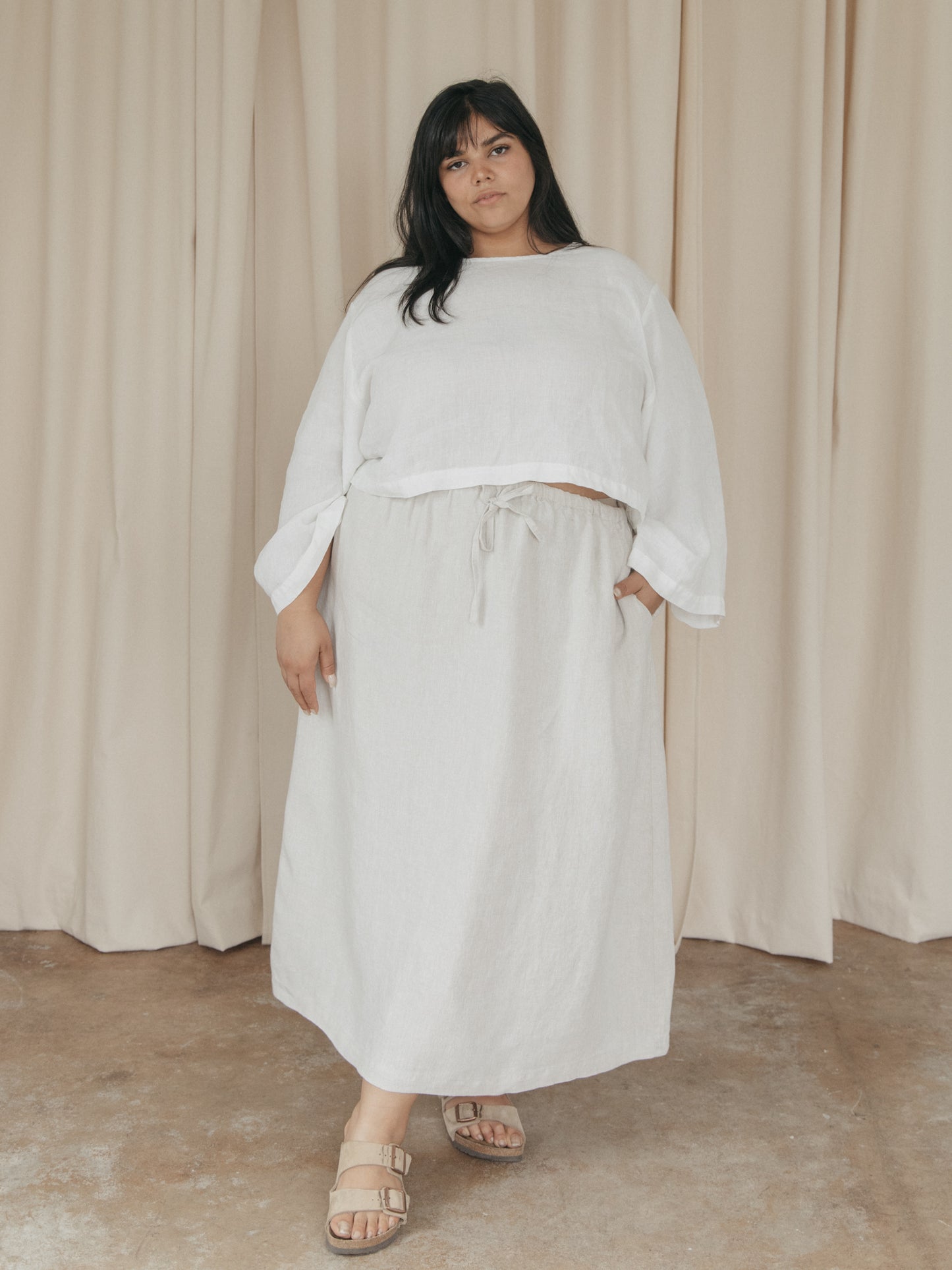 Adrie Skirt in Oatmeal