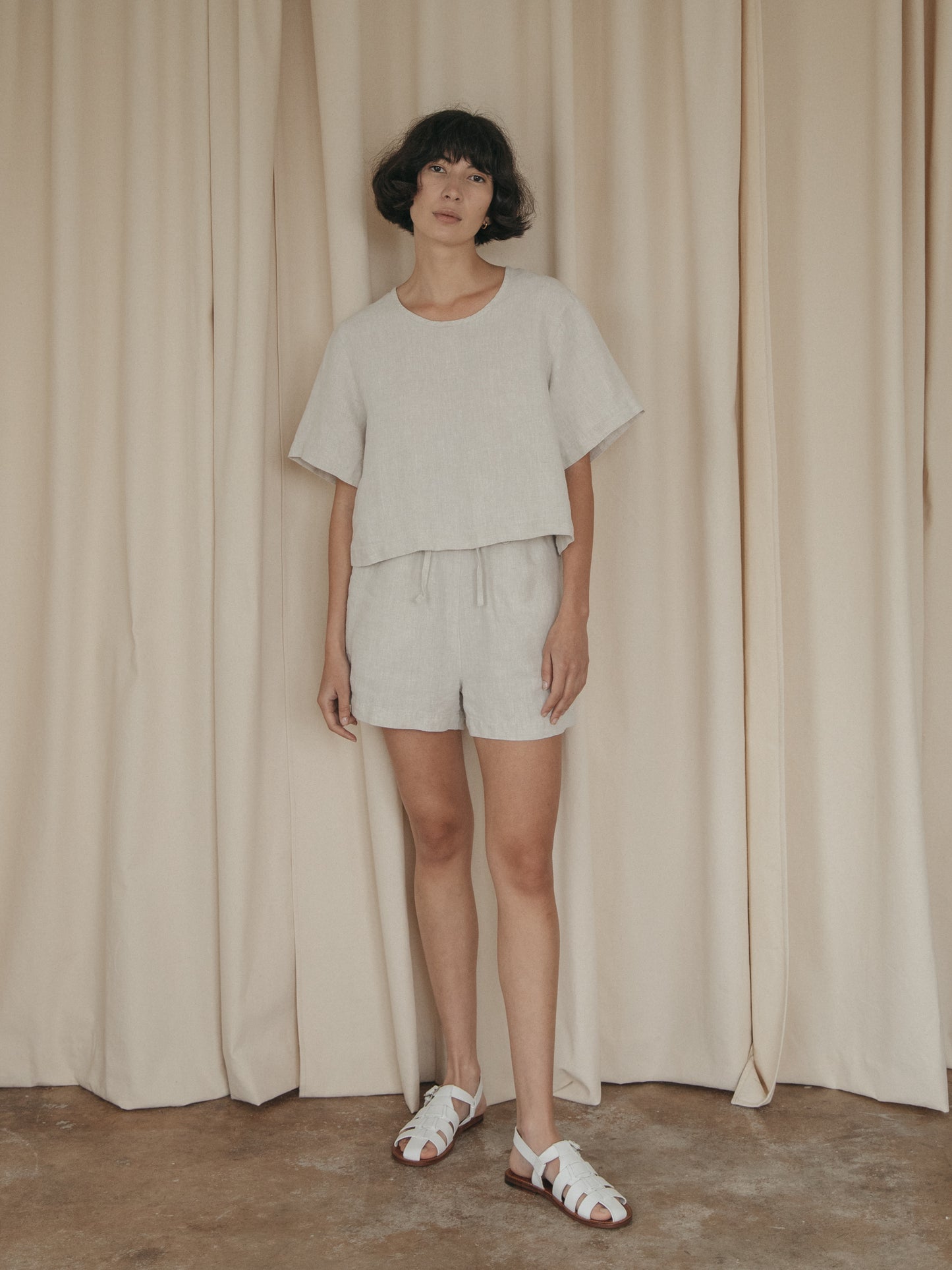 Aya Tee in Oatmeal