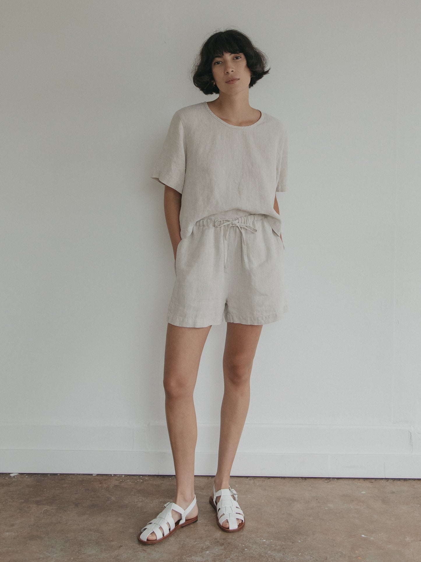 August Short in Oatmeal