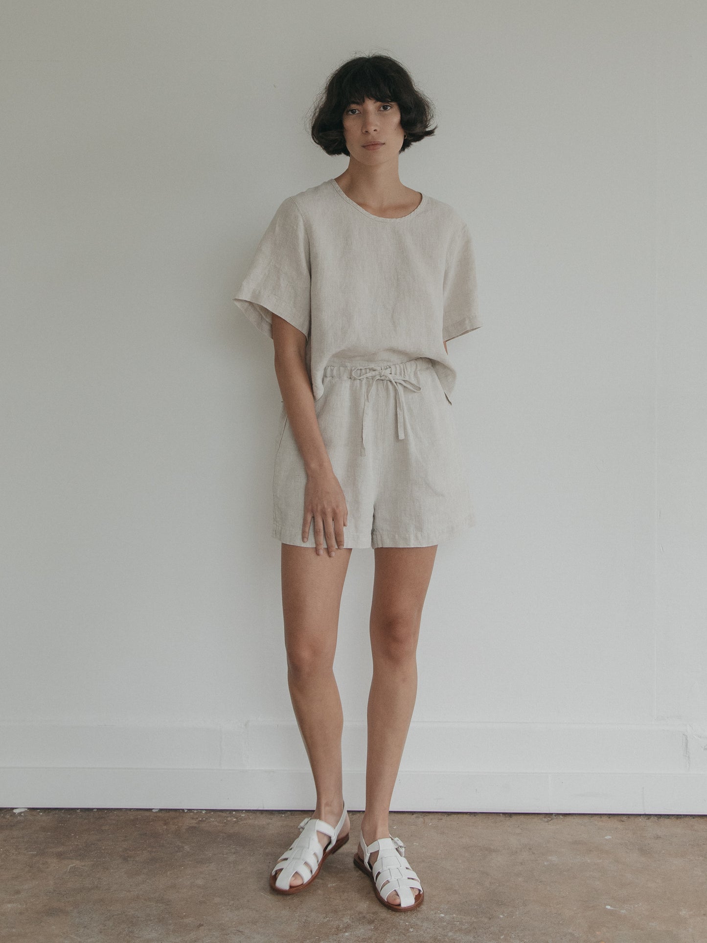 August Short in Oatmeal