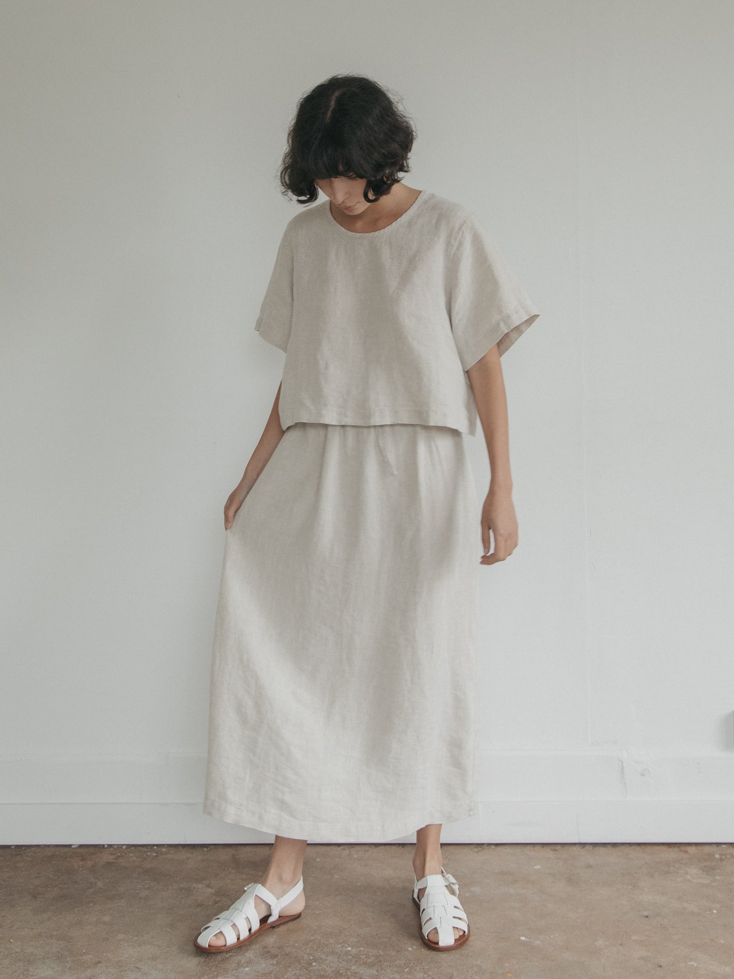Aya Tee in Oatmeal