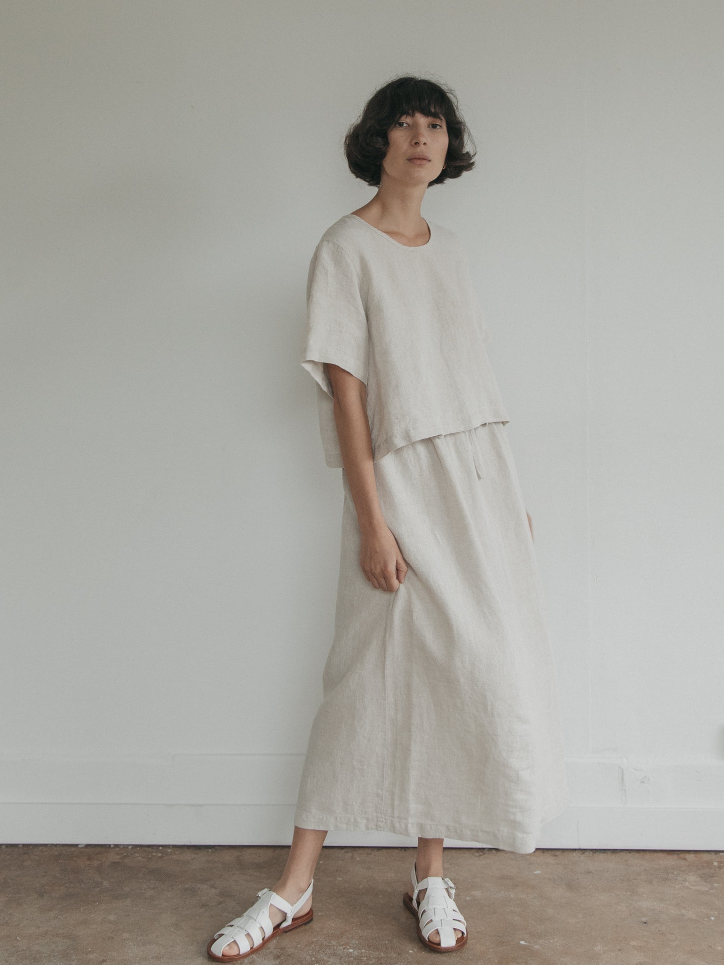Adrie Skirt in Oatmeal